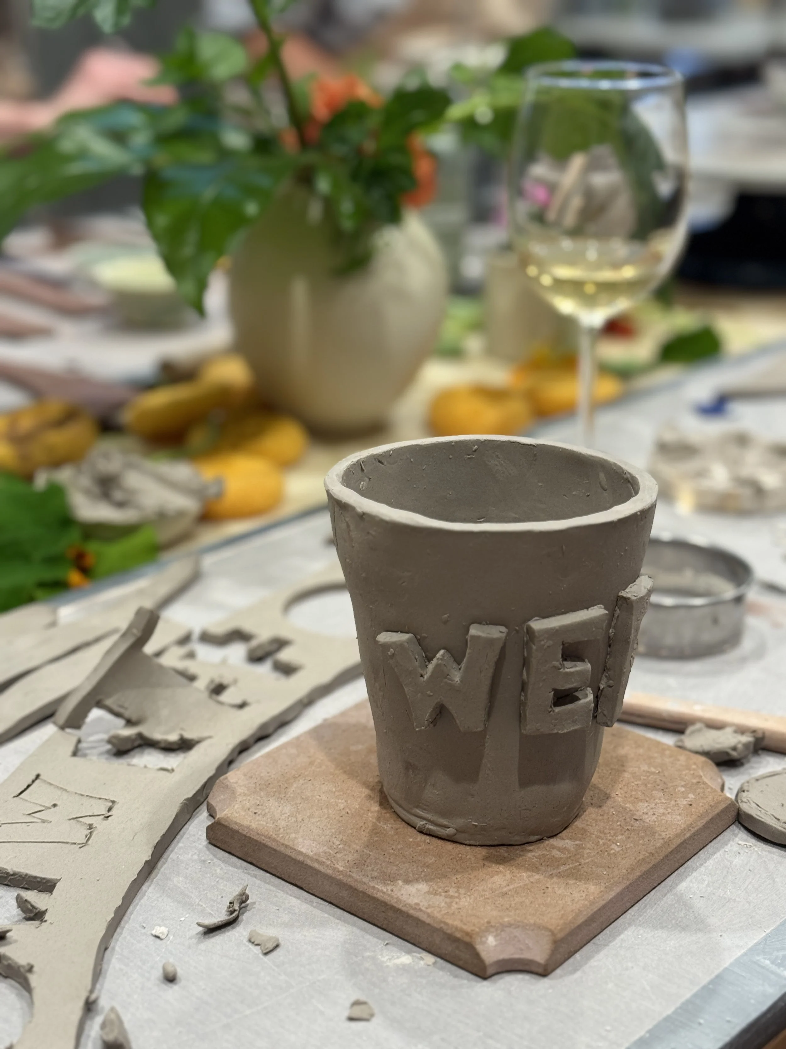 Mug Making &amp; Wine
