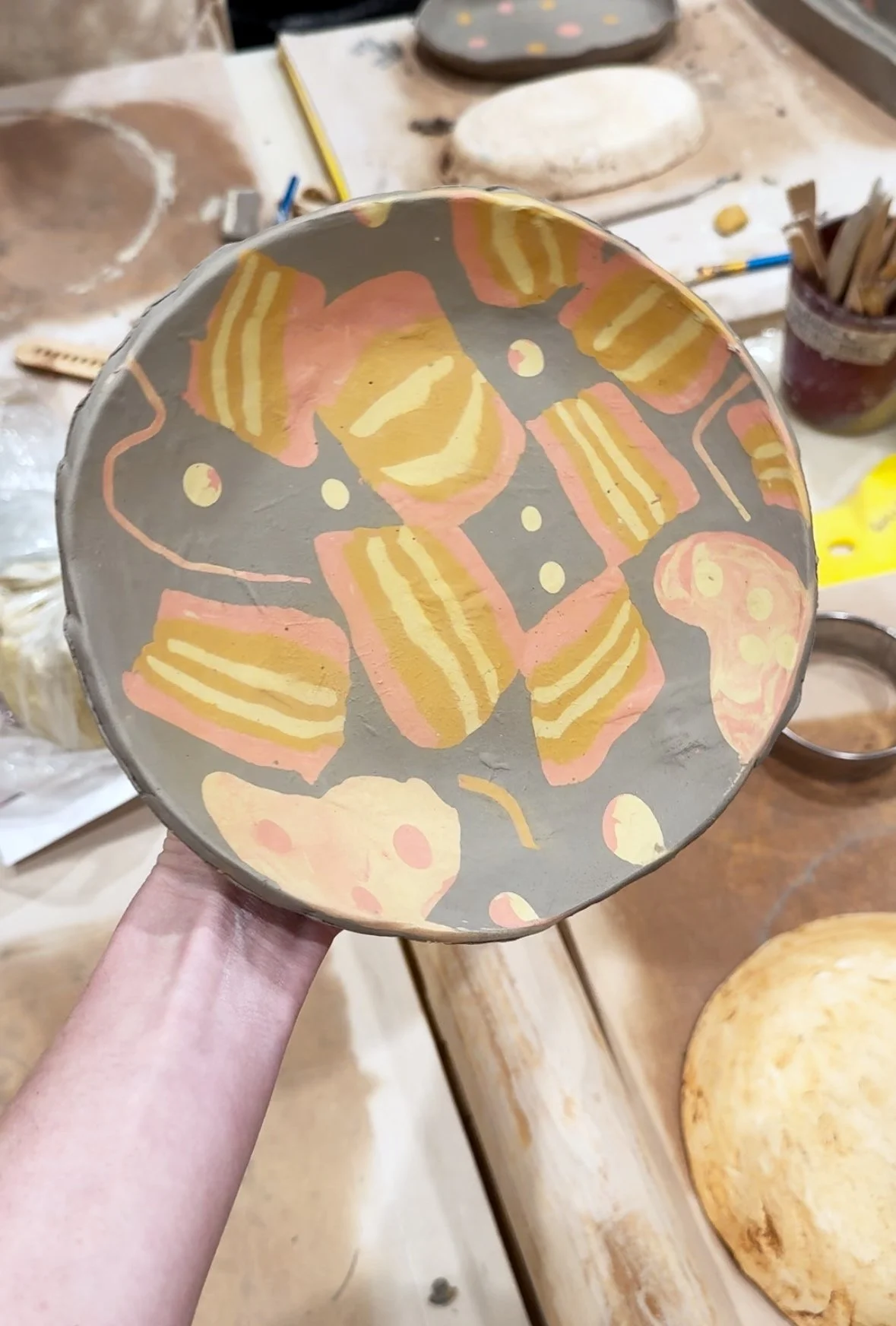 Forming into a plate