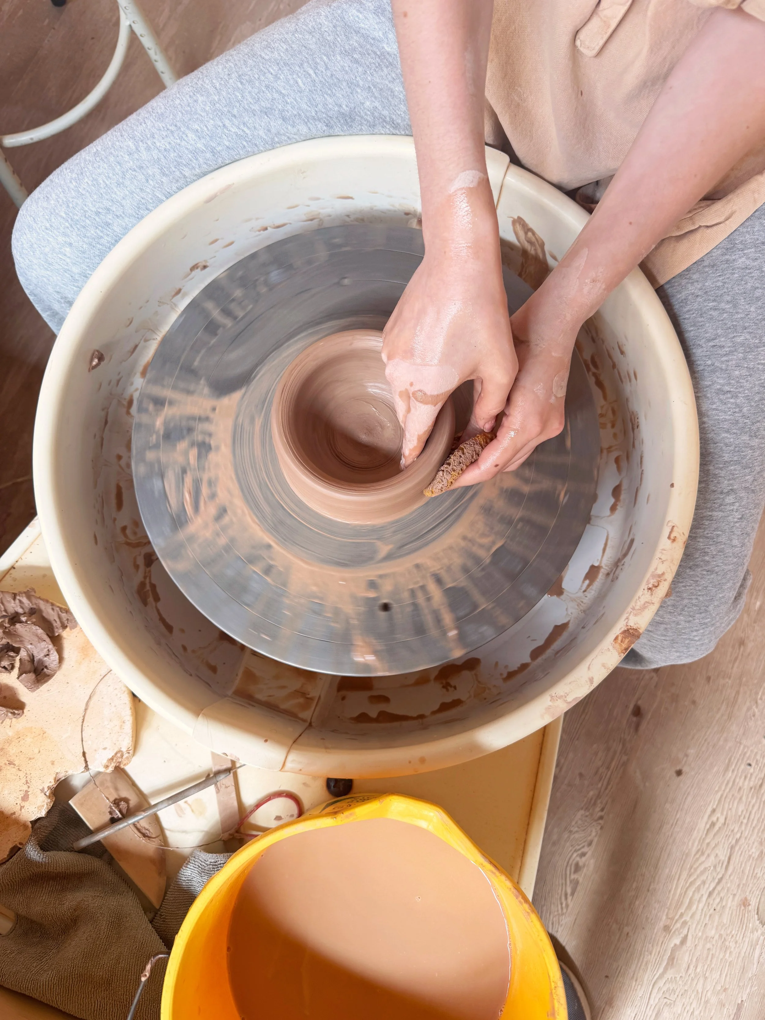 Centering on the wheel