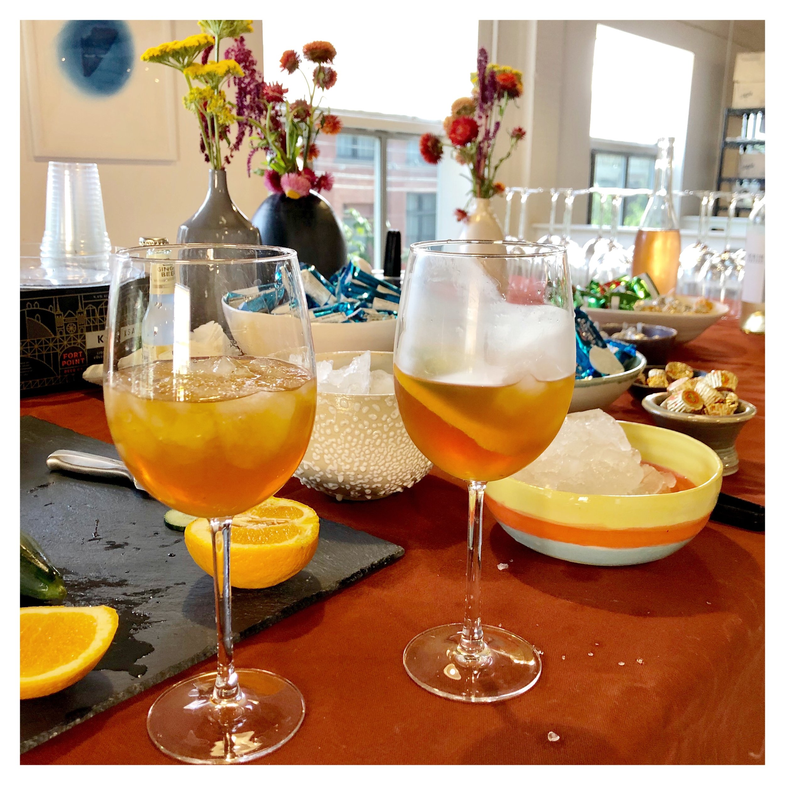Drinks taste better in glasses