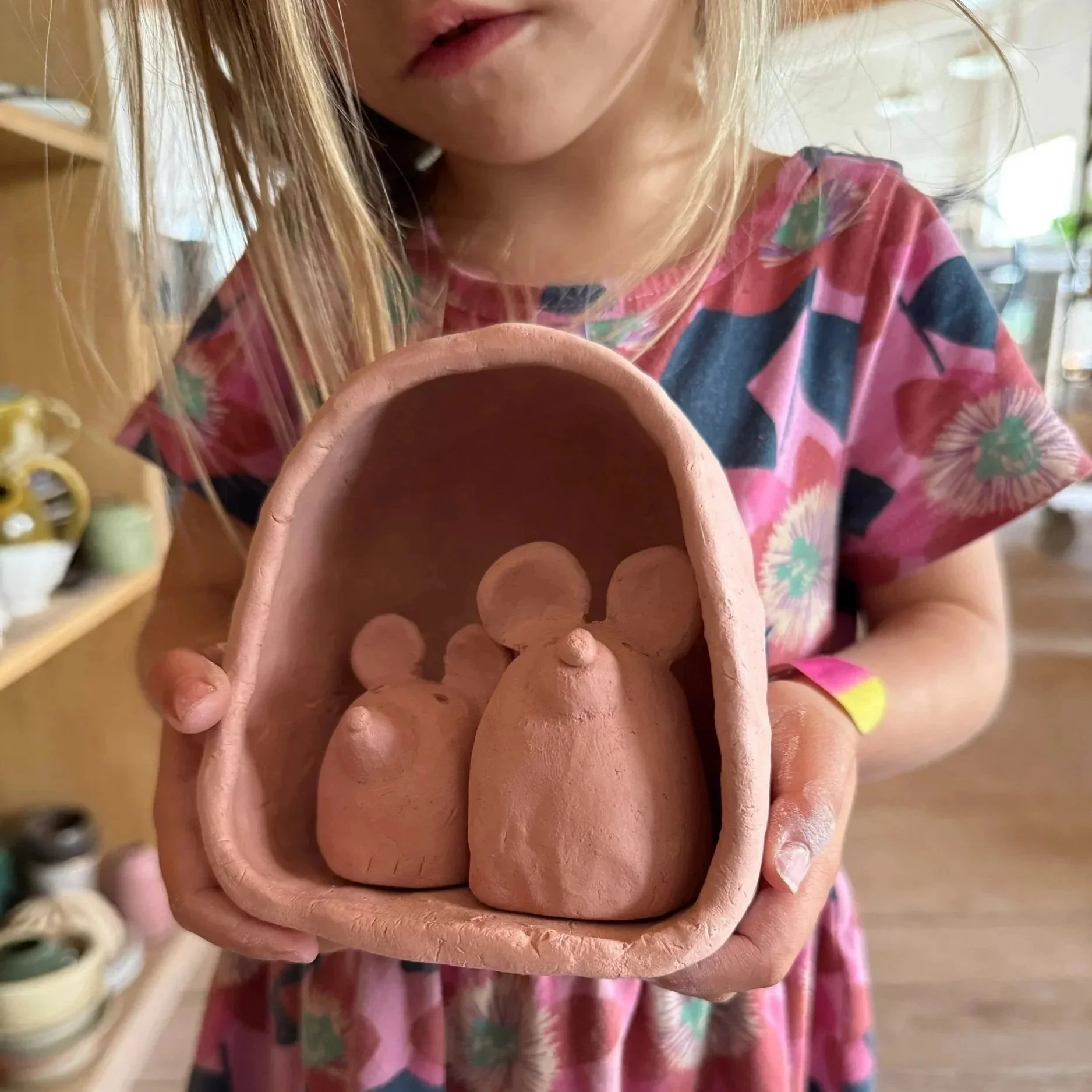 Mommy & Me: Animal Pinch Pots
