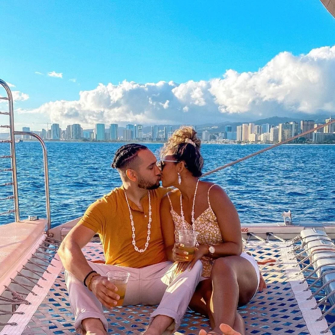 We love a good net kiss! 😍💋⛵️ #whathappensinthenetstaysinthenet