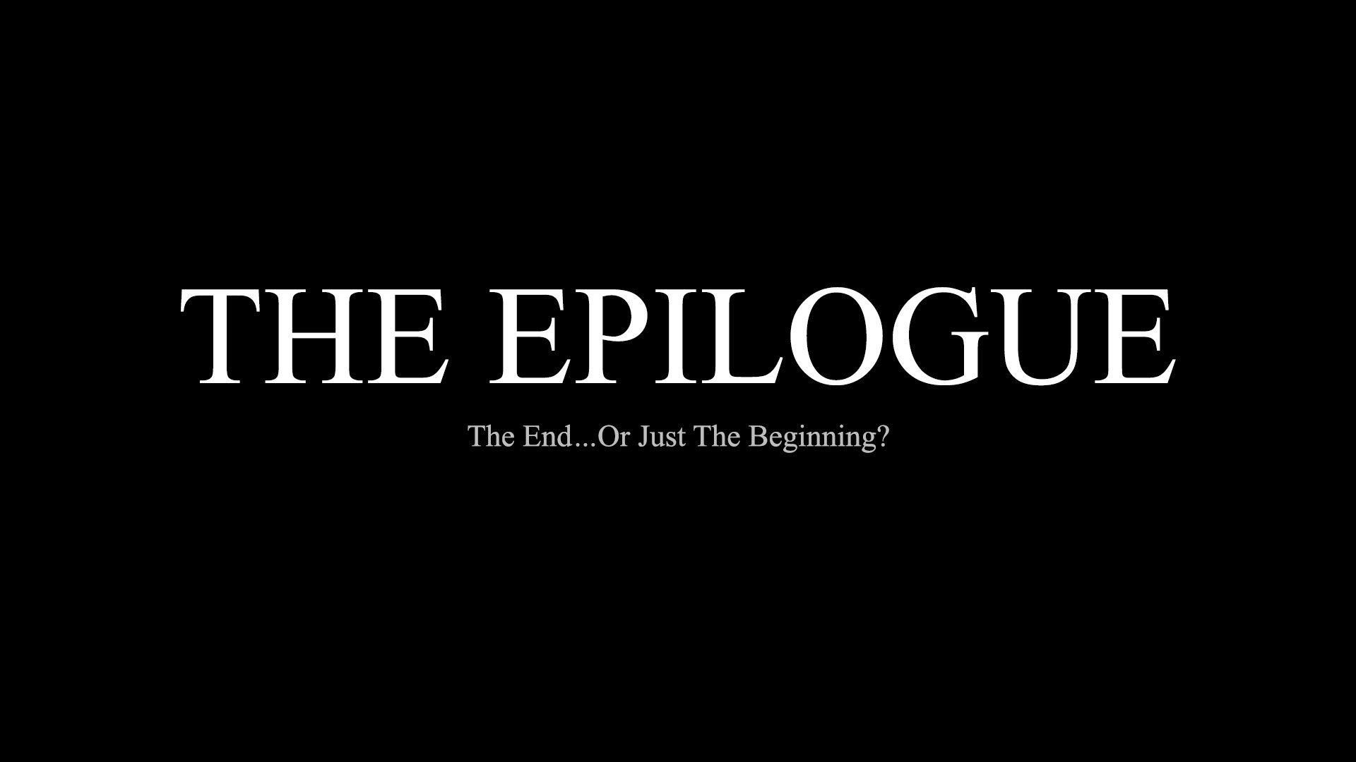 The Epilogue