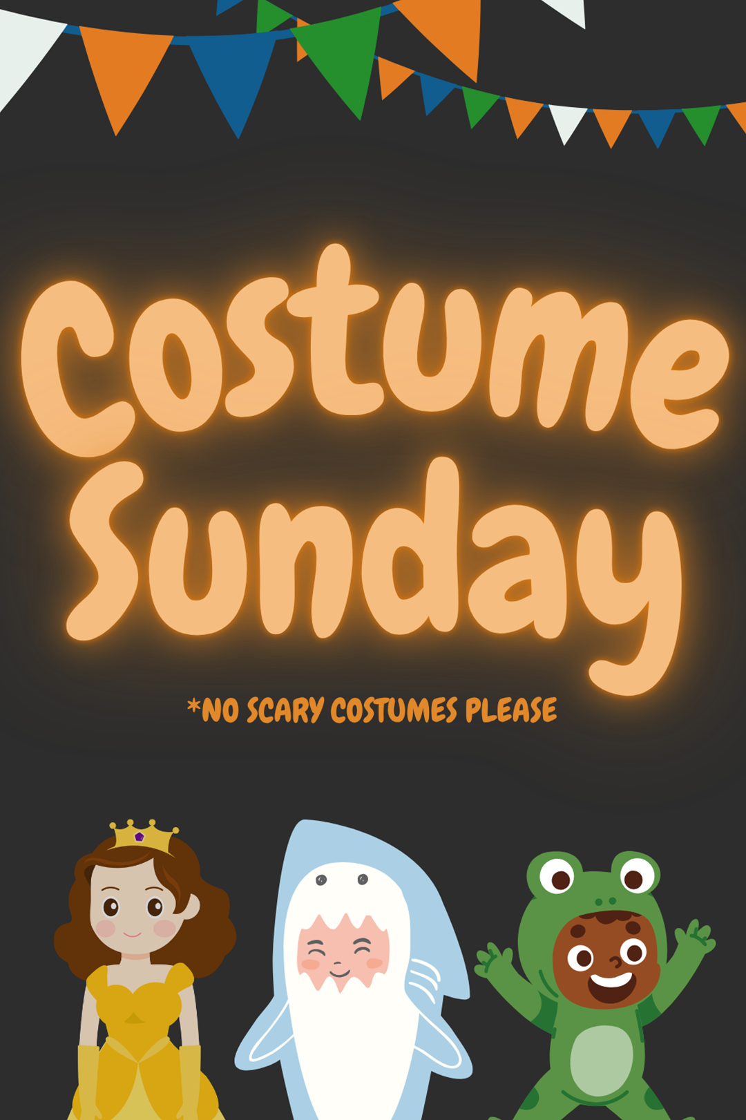 Four Corners Kids Costume Sunday