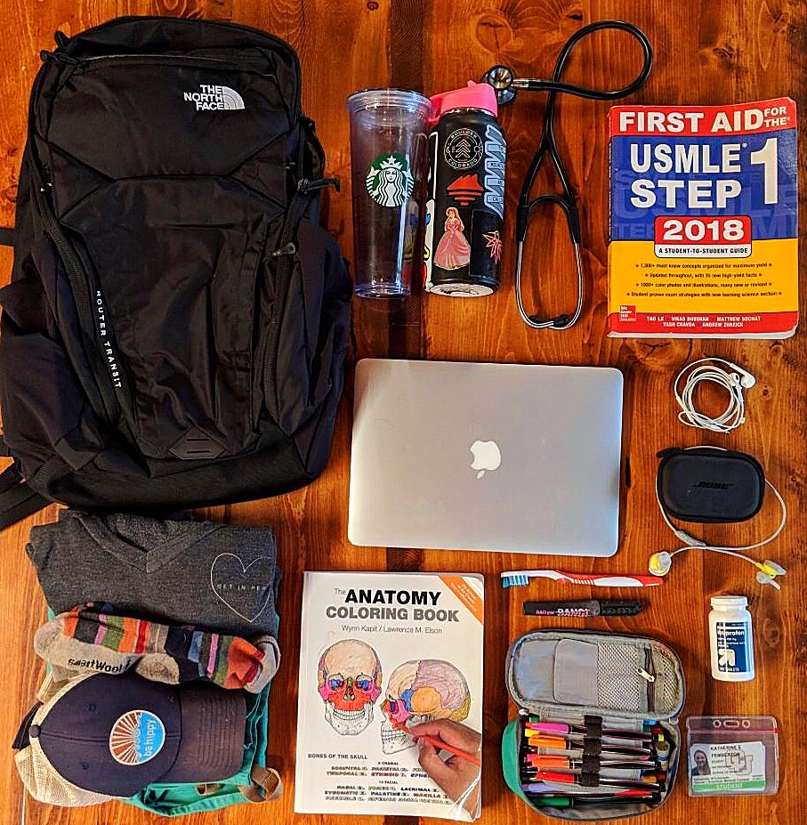 medical school backpack essentials