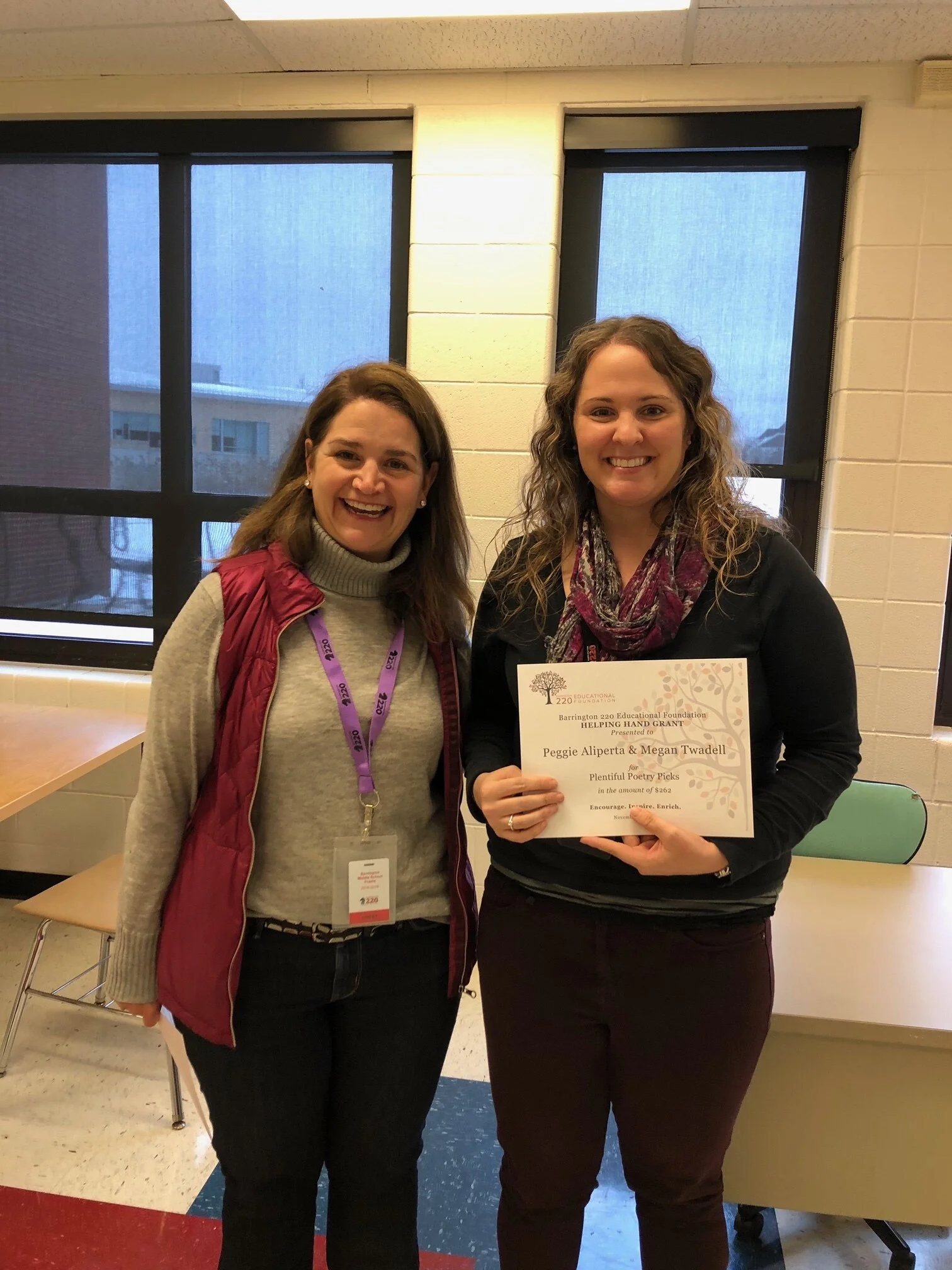 Helping Hand Grants — Barrington 220 Educational Foundation