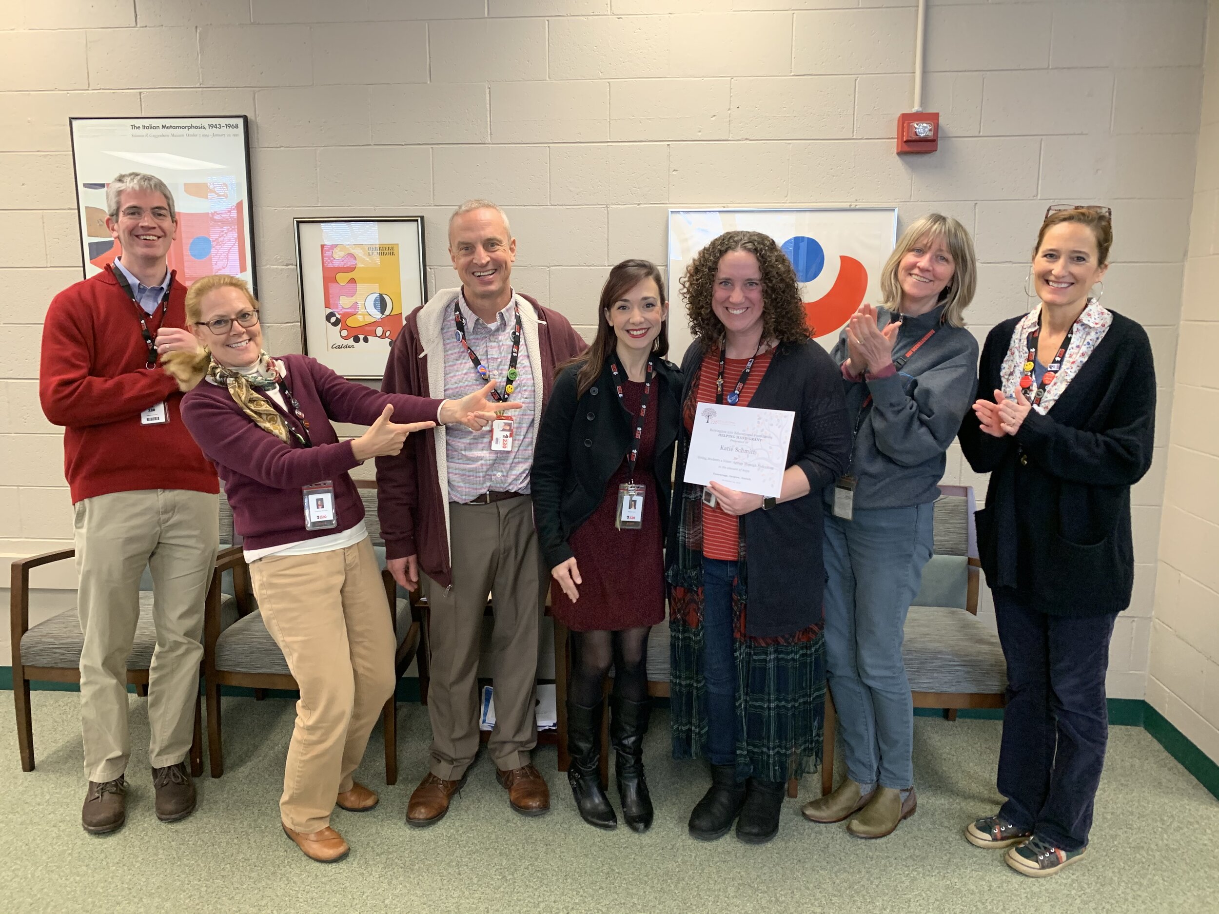 Helping Hand Grants — Barrington 220 Educational Foundation