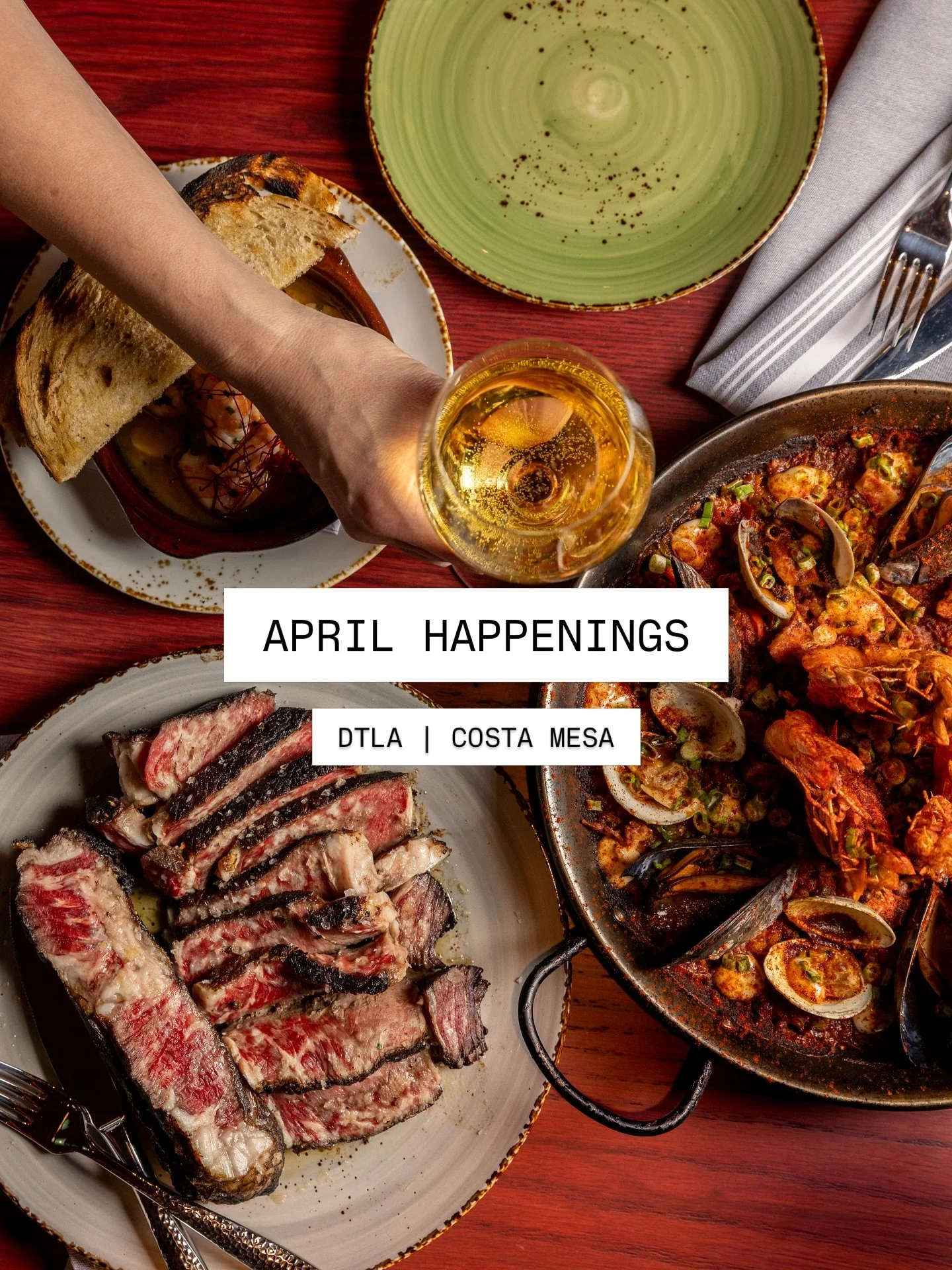 🚨Send this to your foodie bestie 

📍DTLA
Happy Hour, Lunch Specials &amp; Vaca Staples

📍Costa Mesa
Community Dinner, Monday F&amp;F Menu and Vaca Specialties Every Day

Join us any day for something delicious
🔗link in bio for reservations

&bull