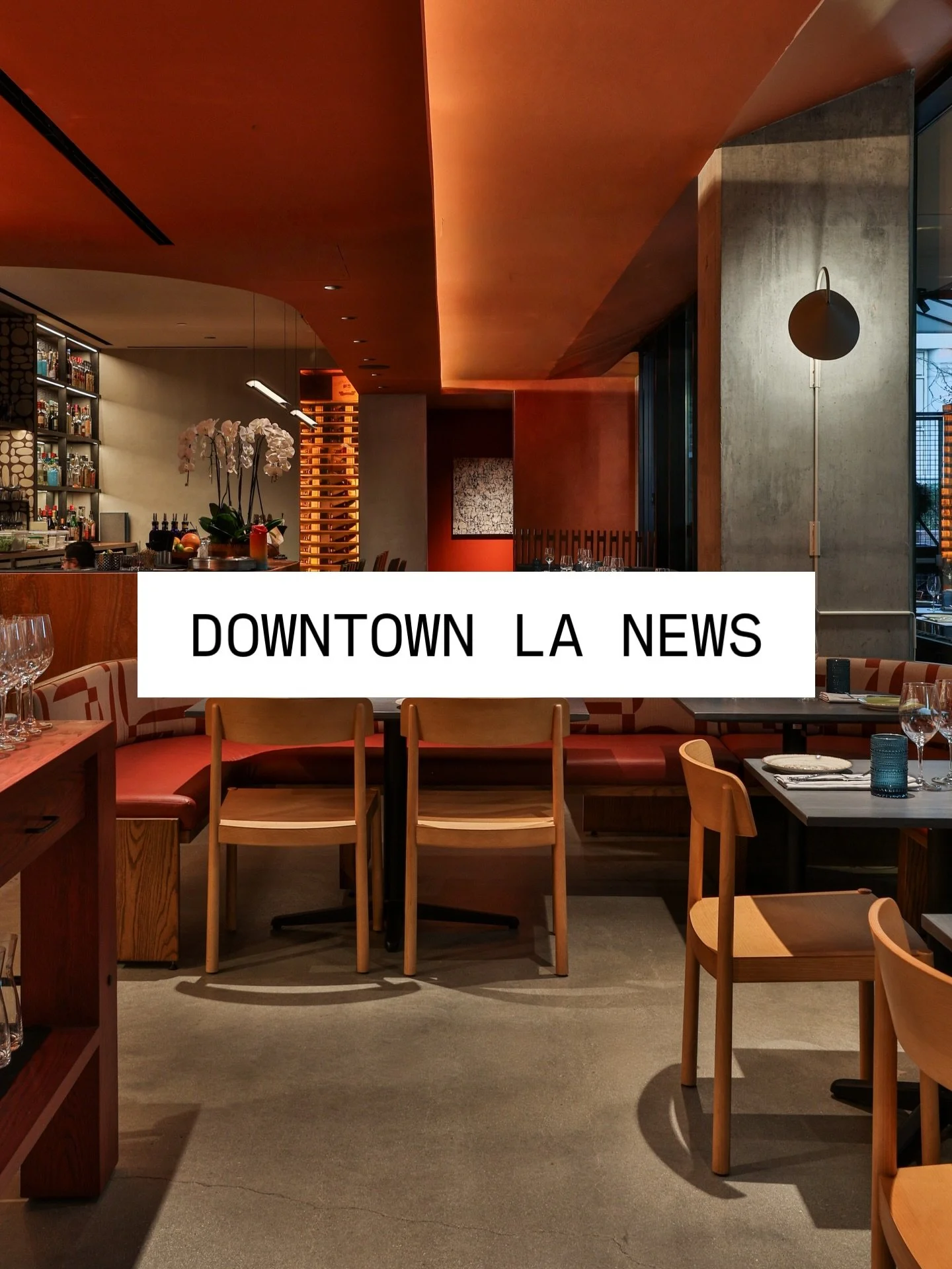 🚨DTLA NEWS!

25% off everything weekday Happy Hour
Tuesday - Fridays, 3pm - 5pm
Bartop only 3pm -6pm

Weekday Lunch
Tuesday - Fridays, 11:30am - 3pm
$55 Lunch Prix Fixe
A la carte lunch &iacute;tems 
In addition to regular menu

&bull;
&bull;
&bull;