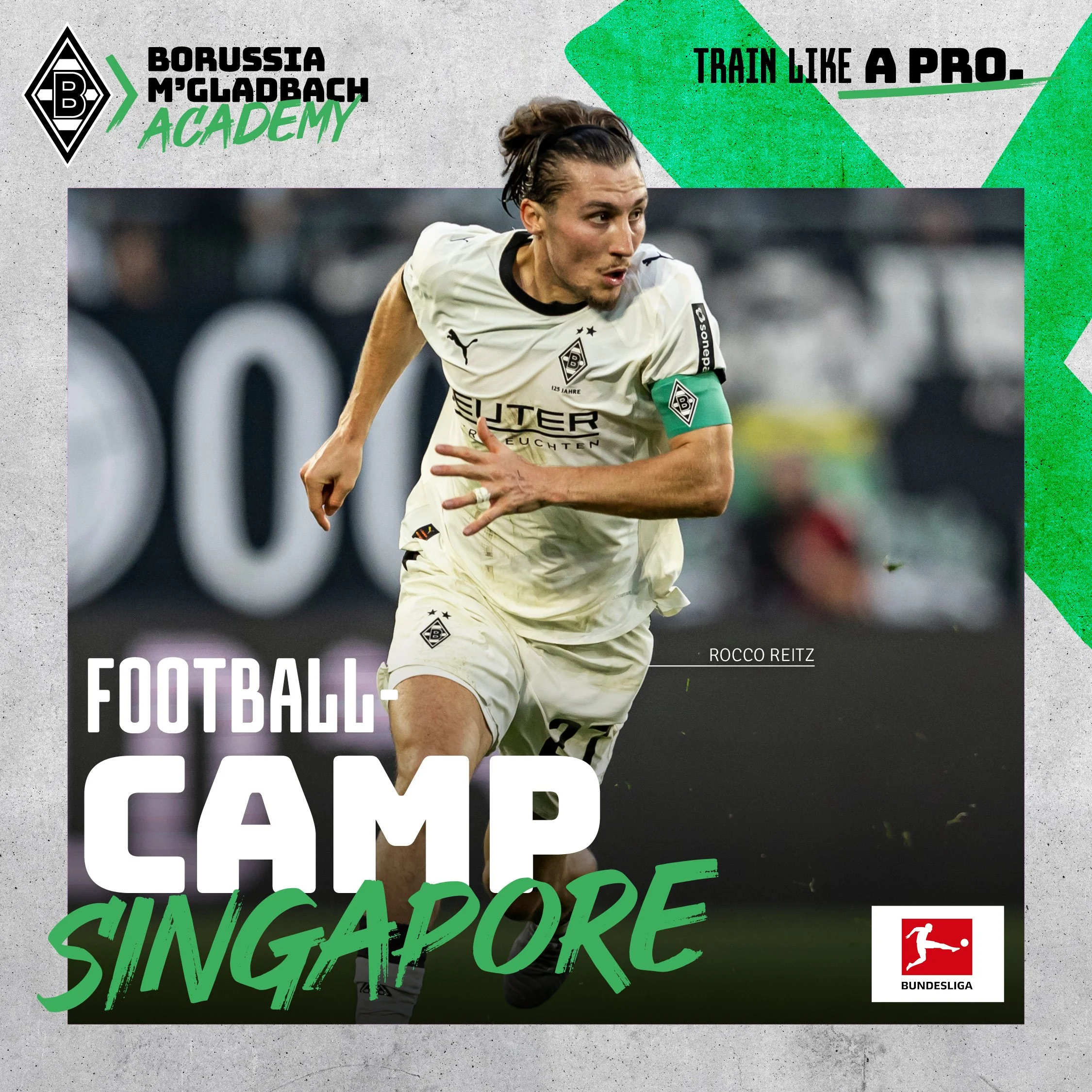 Train with Top Coaches from Bundesliga Club Borussia M'Gladbach/Germany