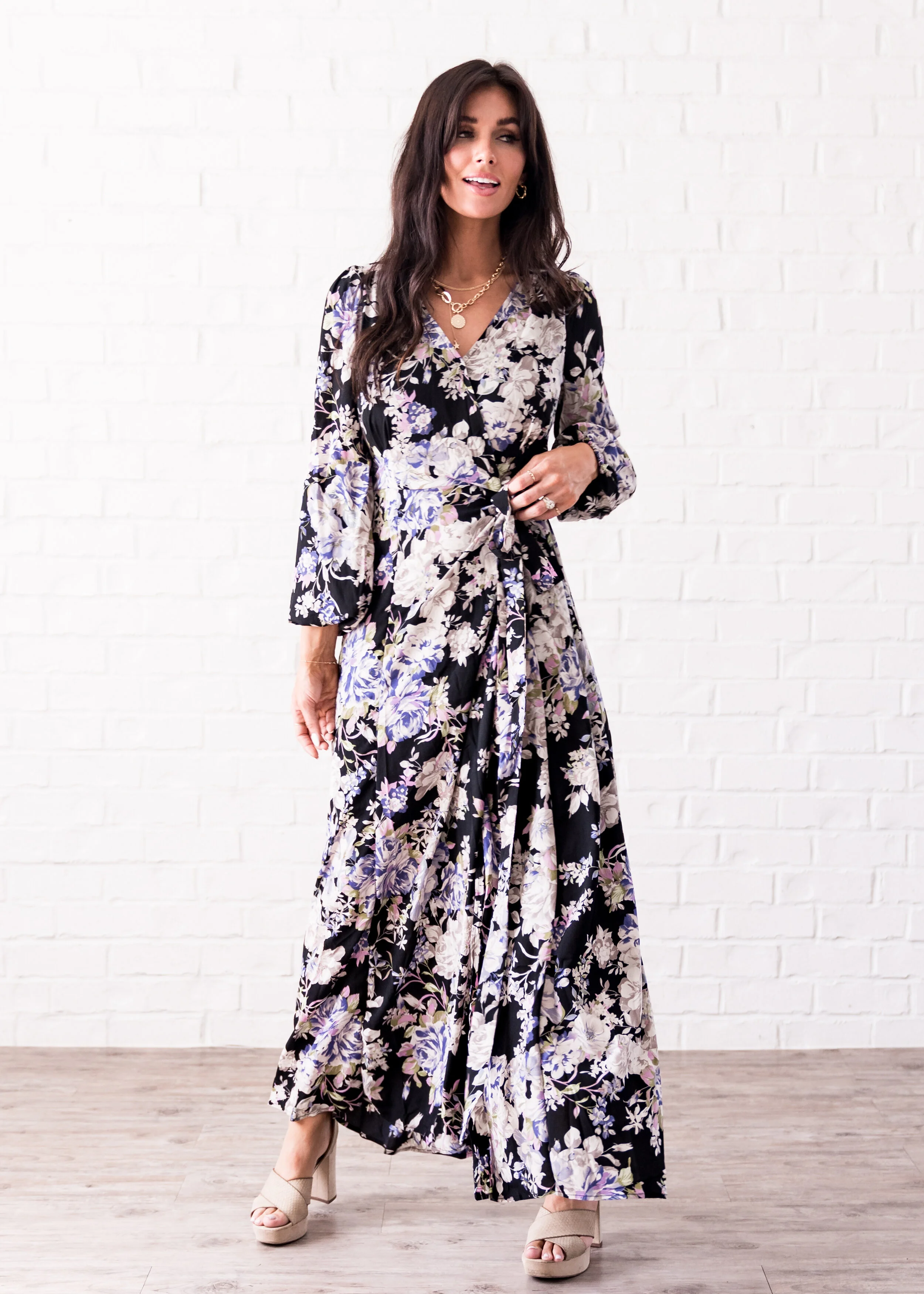 mid calf length maxi dress
