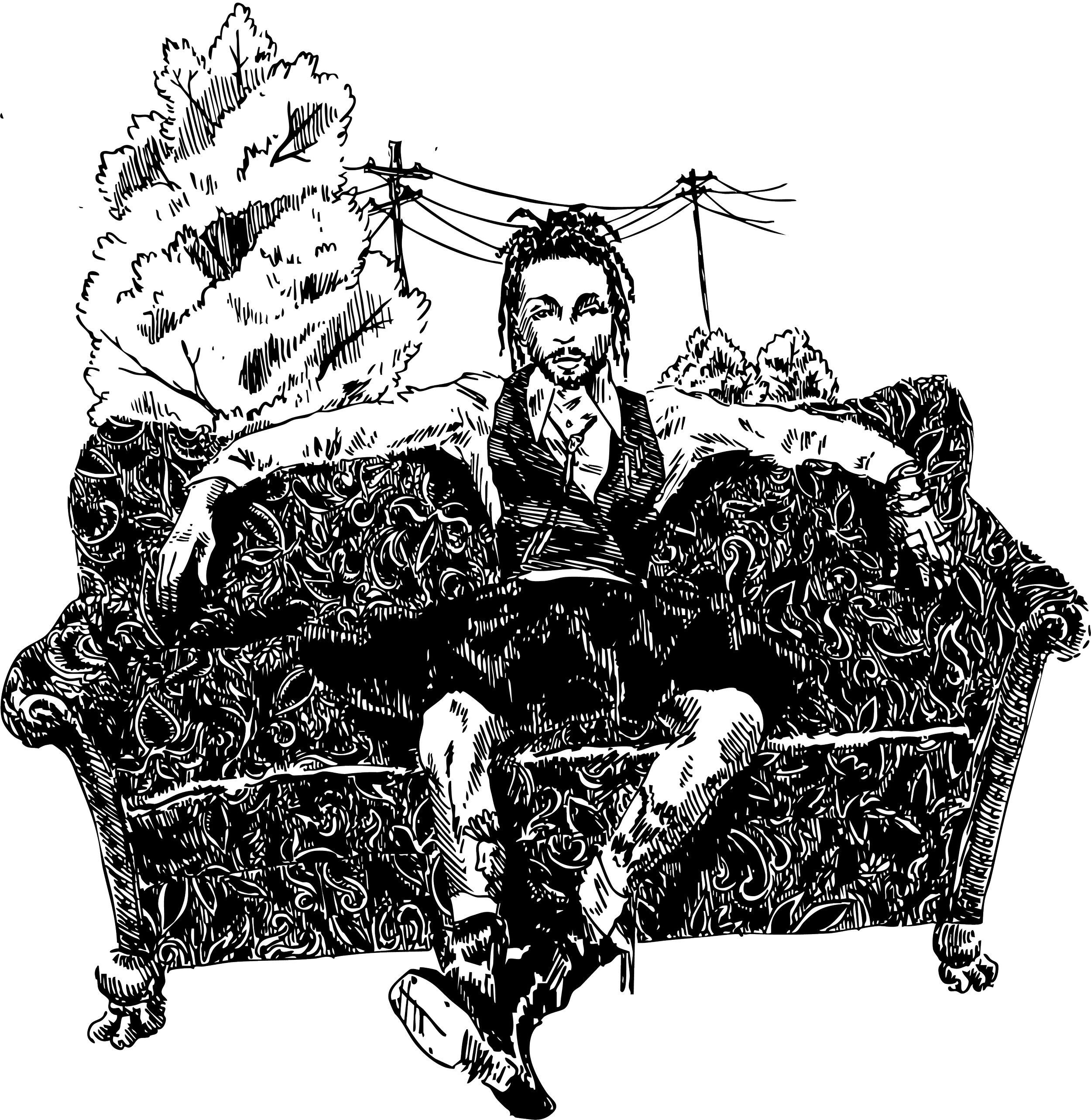 Floral Lounging Black.png
