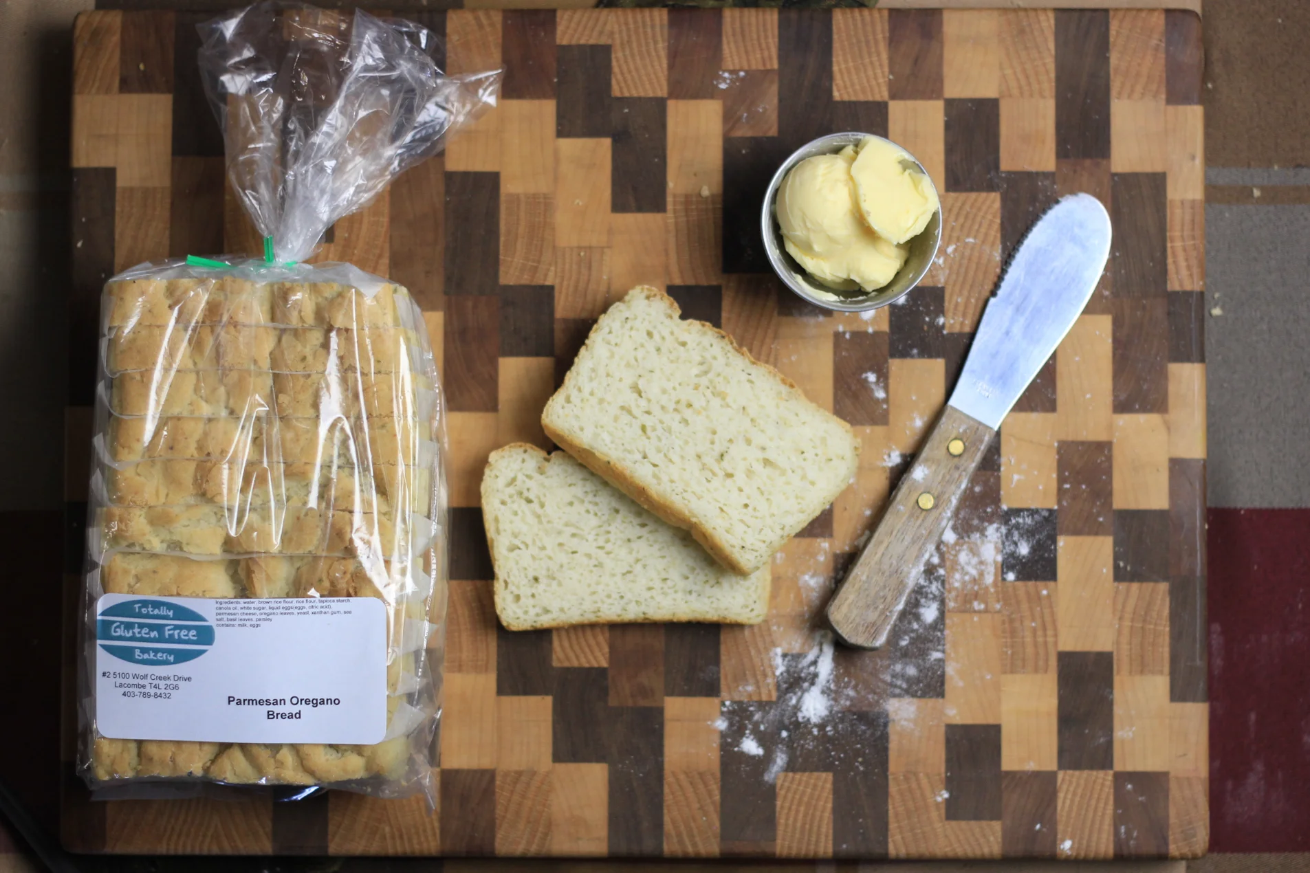 Rice Bread, Parmesan Oregano — Totally Gluten Free LTD