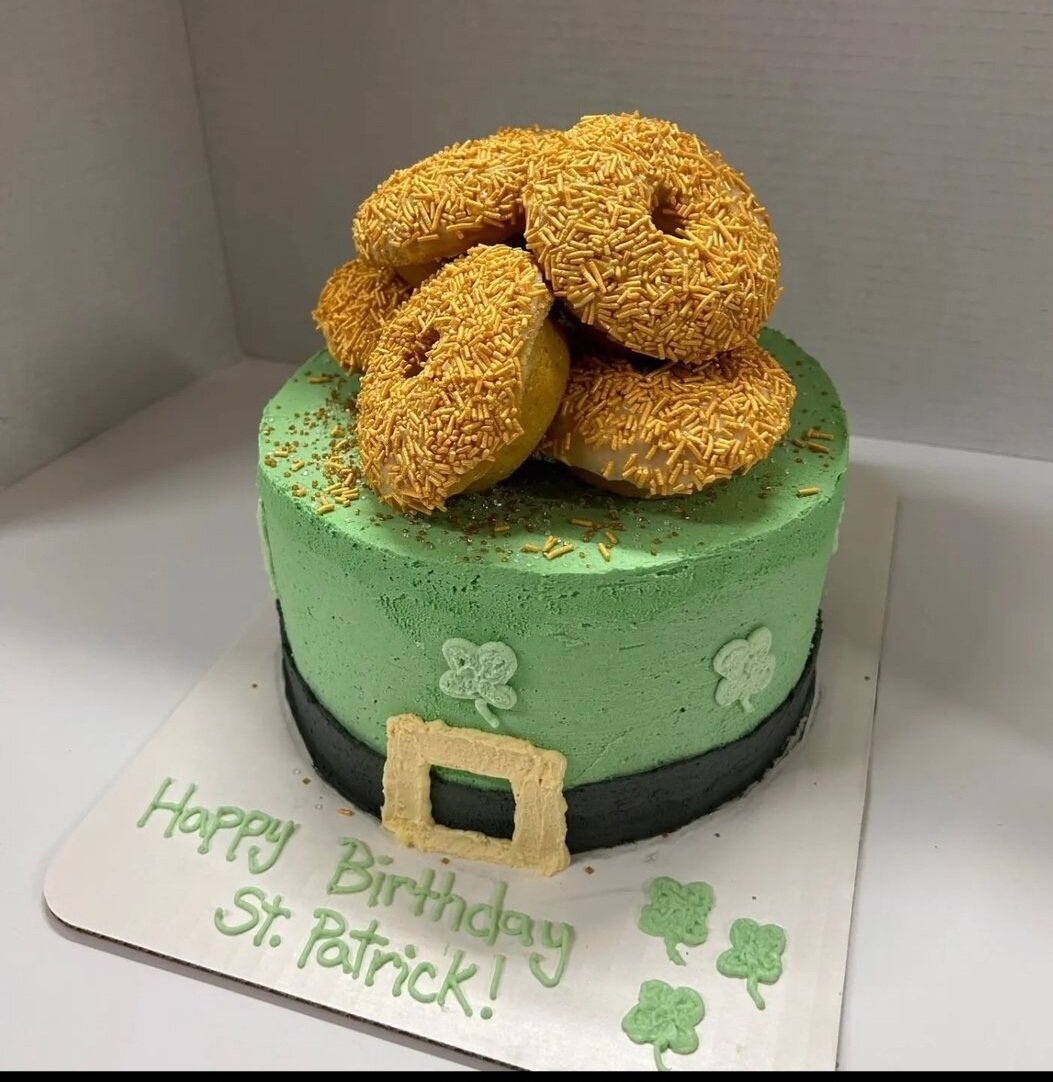 St. Patrick days birthday cake