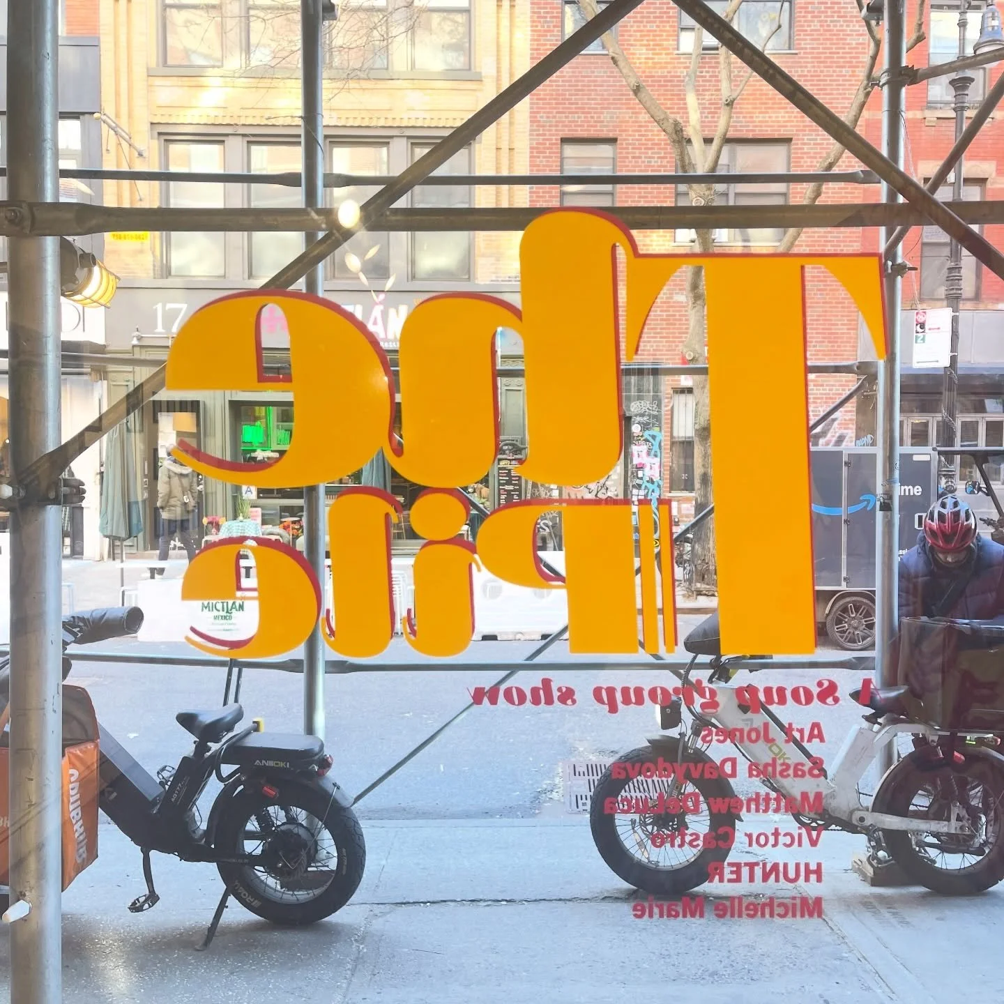 Visit The Pile this final weekend, and check out our new newsletter at the linkinbio 📰 

(more soup 4 you >  things x happening)