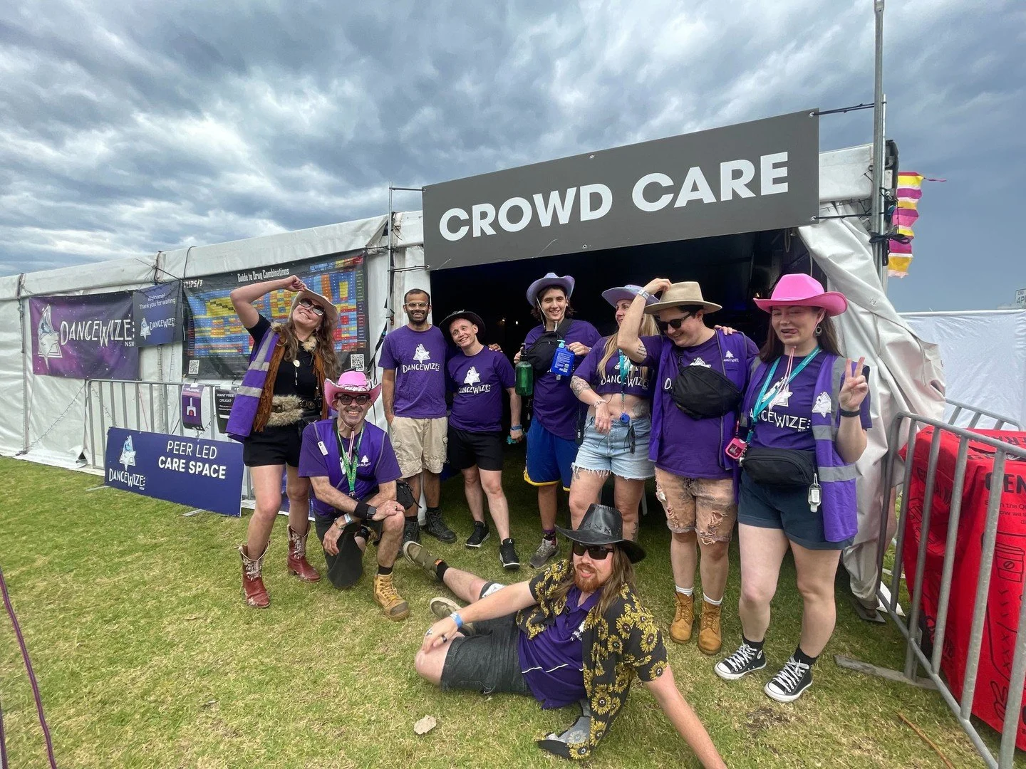 This could be you! DanceWize NSW is looking for volunteers for the summer festival season. ⁠
⁠
Our volunteers get:⁠
🎟️ free festival entry⁠
🦺 free harm reduction training⁠
🐺 a chance to work with a kick ass team⁠
⁠
Head to the link in bio to apply