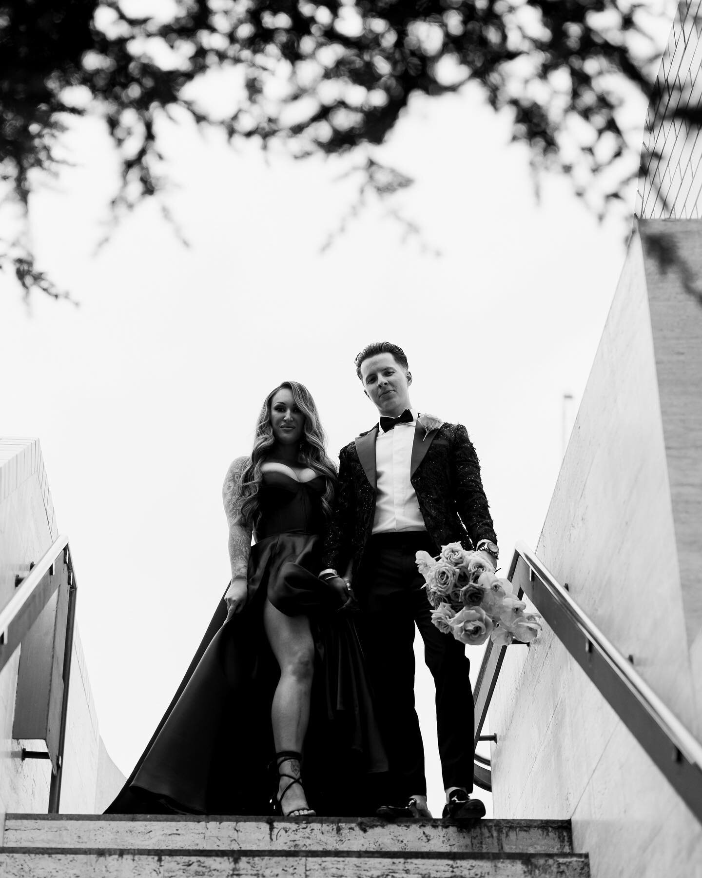 Wedding spam: super serious black and white edition 😆 

Photos by @leileiclaveyphotography