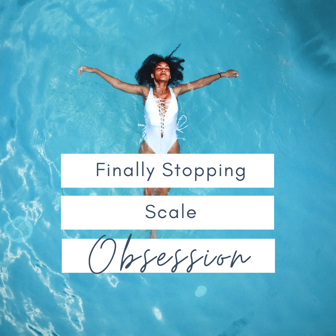 Finally stopping scale obsession