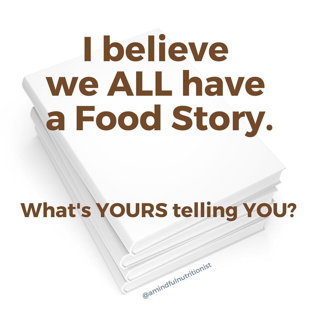 We all have a food story.
Whether we know it or not.

Some of us see food as fuel only. 
Some see food as fearful, because of their gut.
Some see food as a friend.

We all have a food story.
What does yours say?