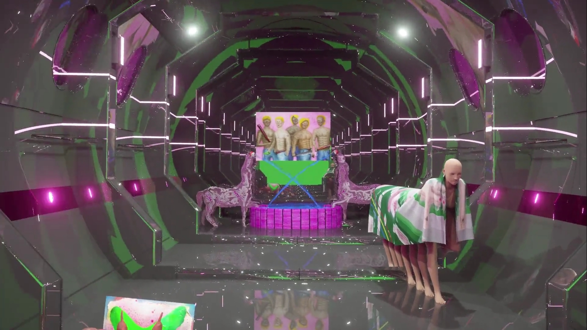 You A'da, Human house flight , 2019, video. Image courtesy MARTIN GOYA BUSINESS