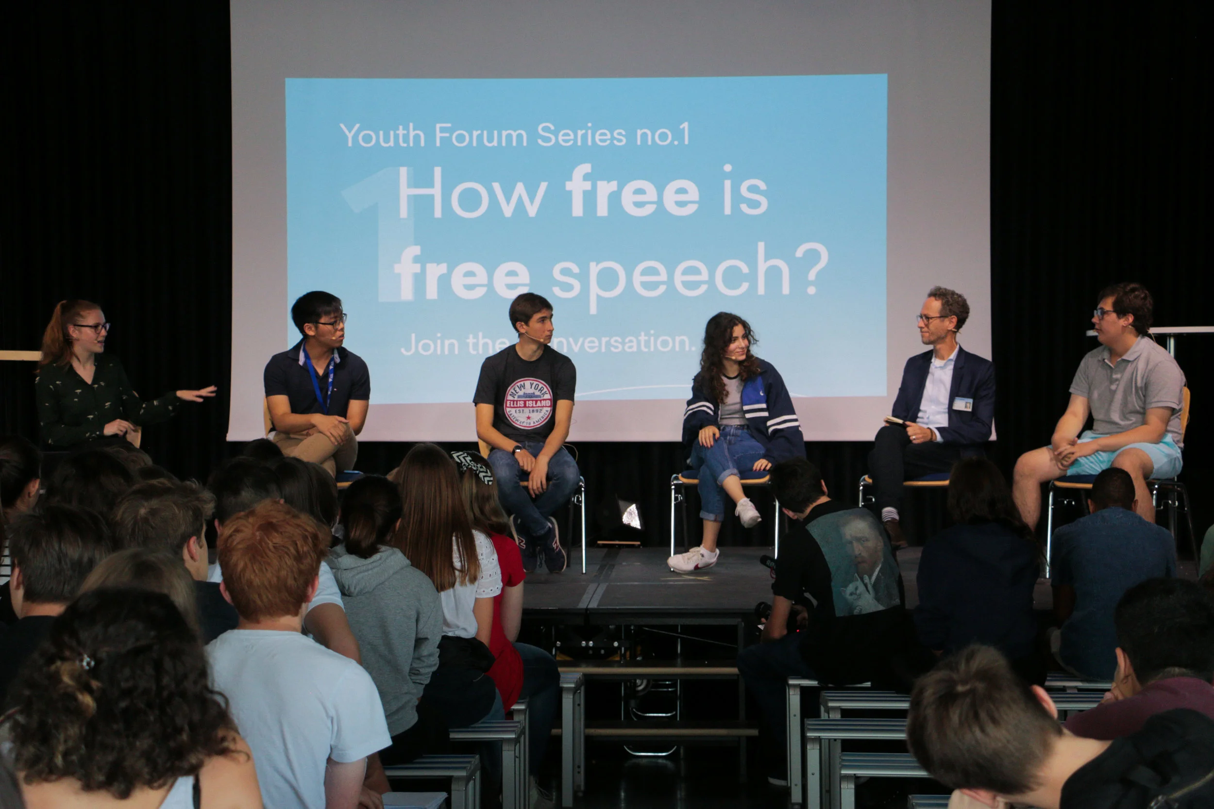 Our panel comprised: Pedro O. (G9) Liya B. (G11) Isaac G. (G11) Zhi-Feng O. (Alumni) Mr. McCowan (Faculty) Student moderators: Bee F. (G10) Tao S. (G10)