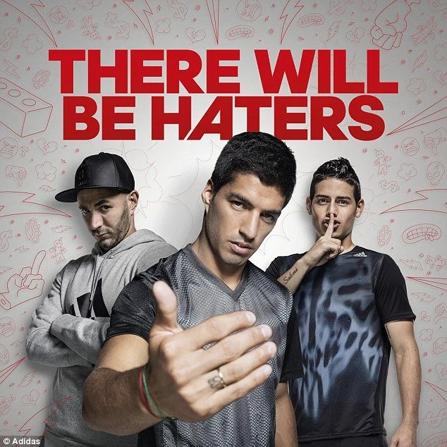 Adidas ft. Benzema, Bale, James,There will be haters by Ernest Desumbila