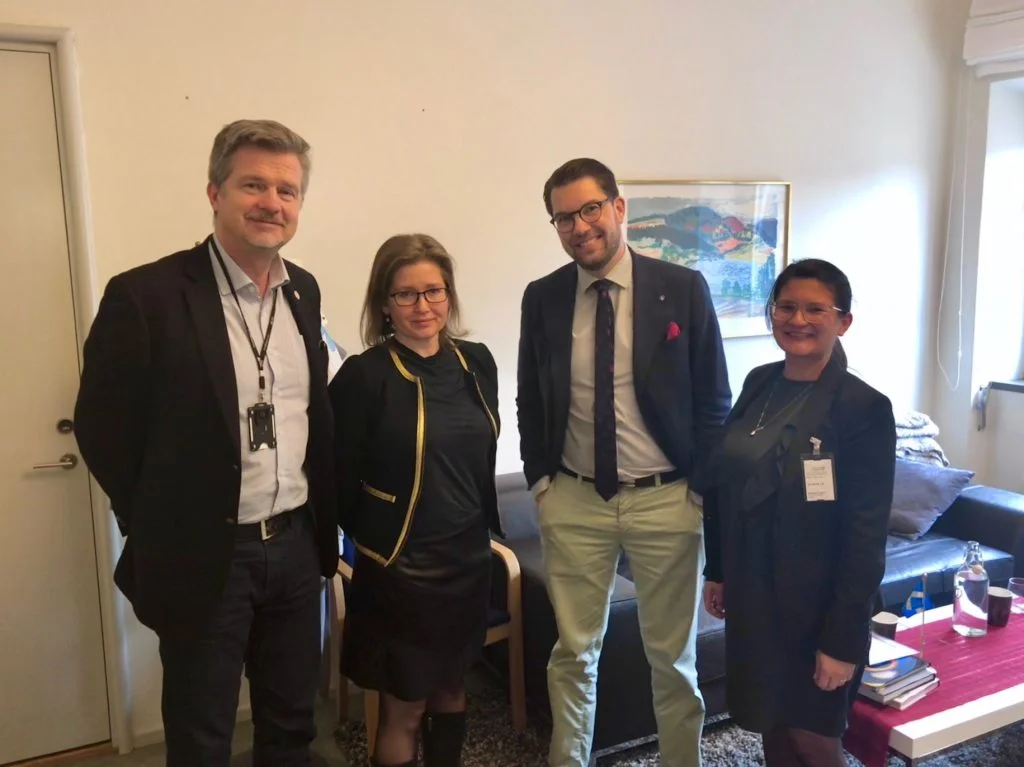 Jimmie Åkesson och Per Ramhorn, SD