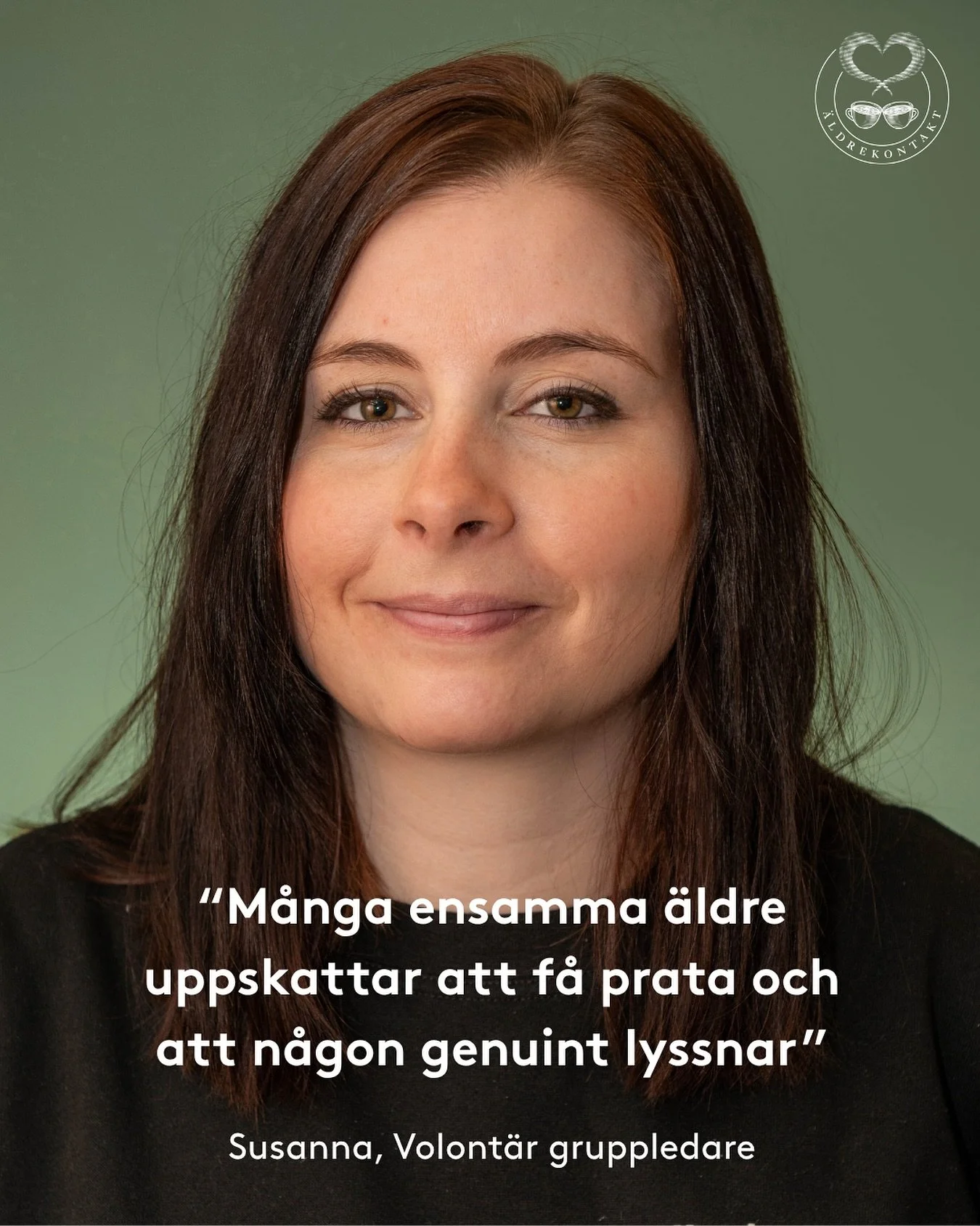 &ldquo;Jag bodde tr&aring;ngt och hade ingen bil, men jag kontaktade &Auml;ldrekontakt &auml;nd&aring; och de f&ouml;reslog att jag skulle bli gruppledare - n&aring;got jag inte &aring;ngrat en sekund!&rdquo;

Sanna Lindqvist leder en av fikagruppern