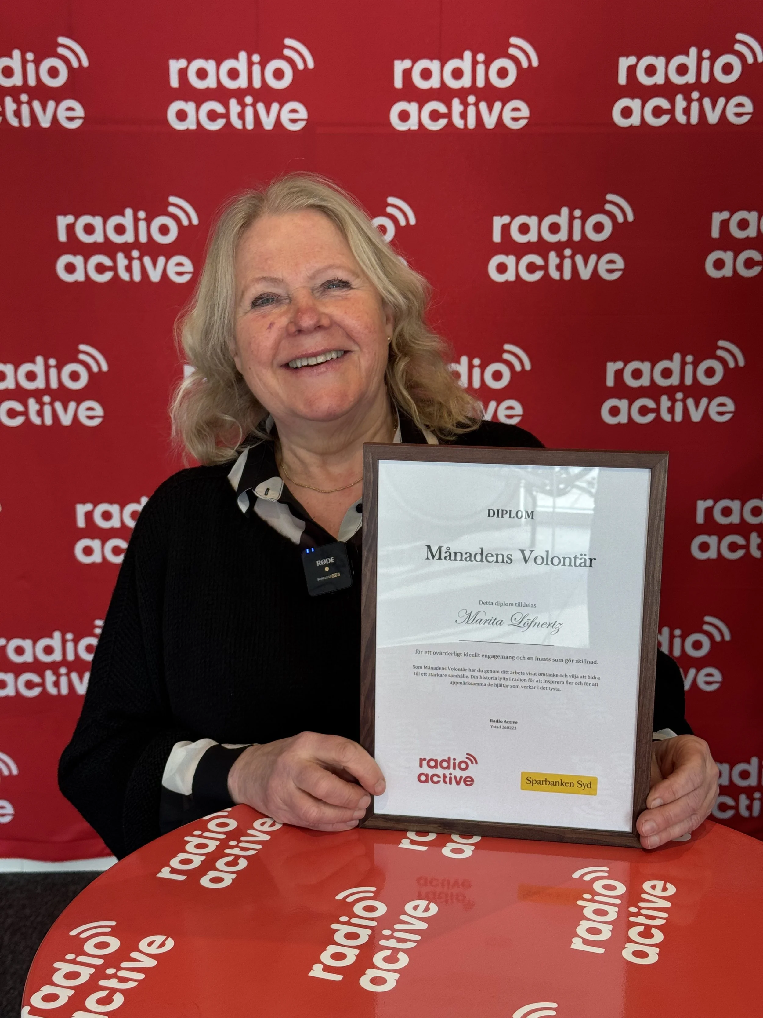 Stort jubel för Marita – månadens volontär! 🌟