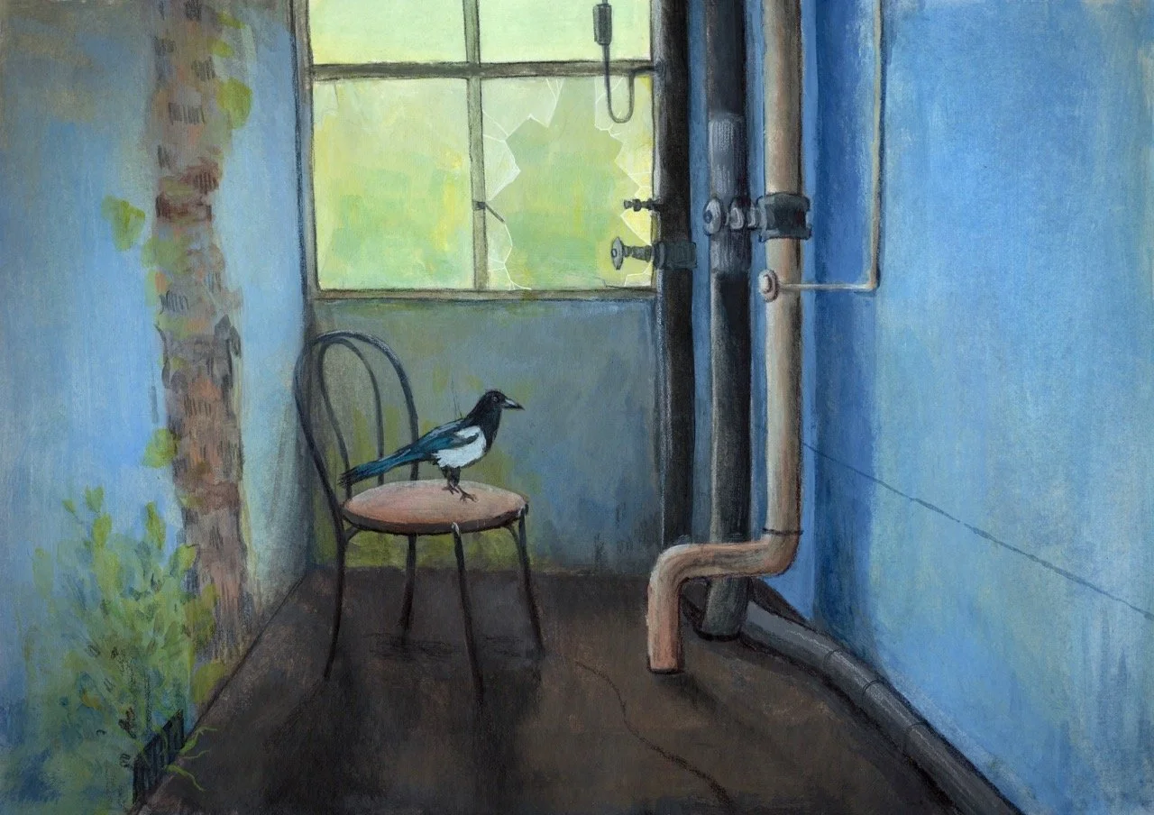 Magpie on Chair.jpeg