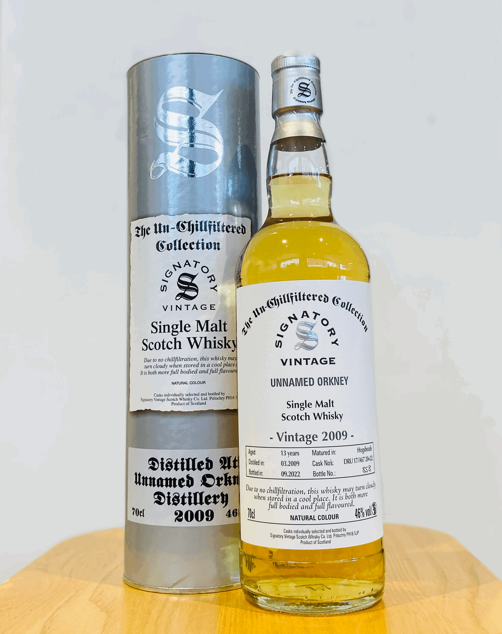 Signatory Single Malt Whisky Unnamed Orkney 2009