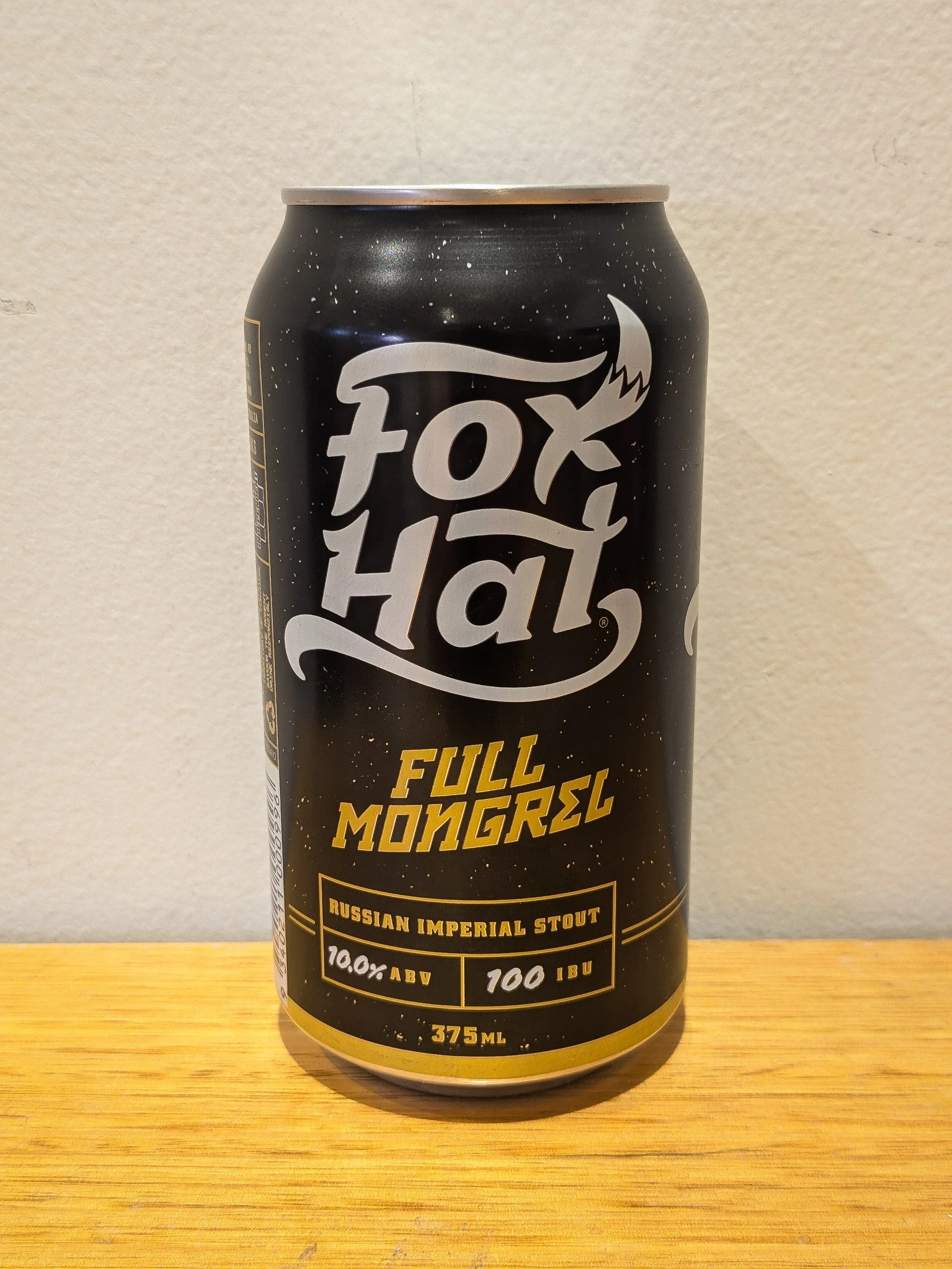 Fox Hat Full Mongrel (Russian Imperial Stout)