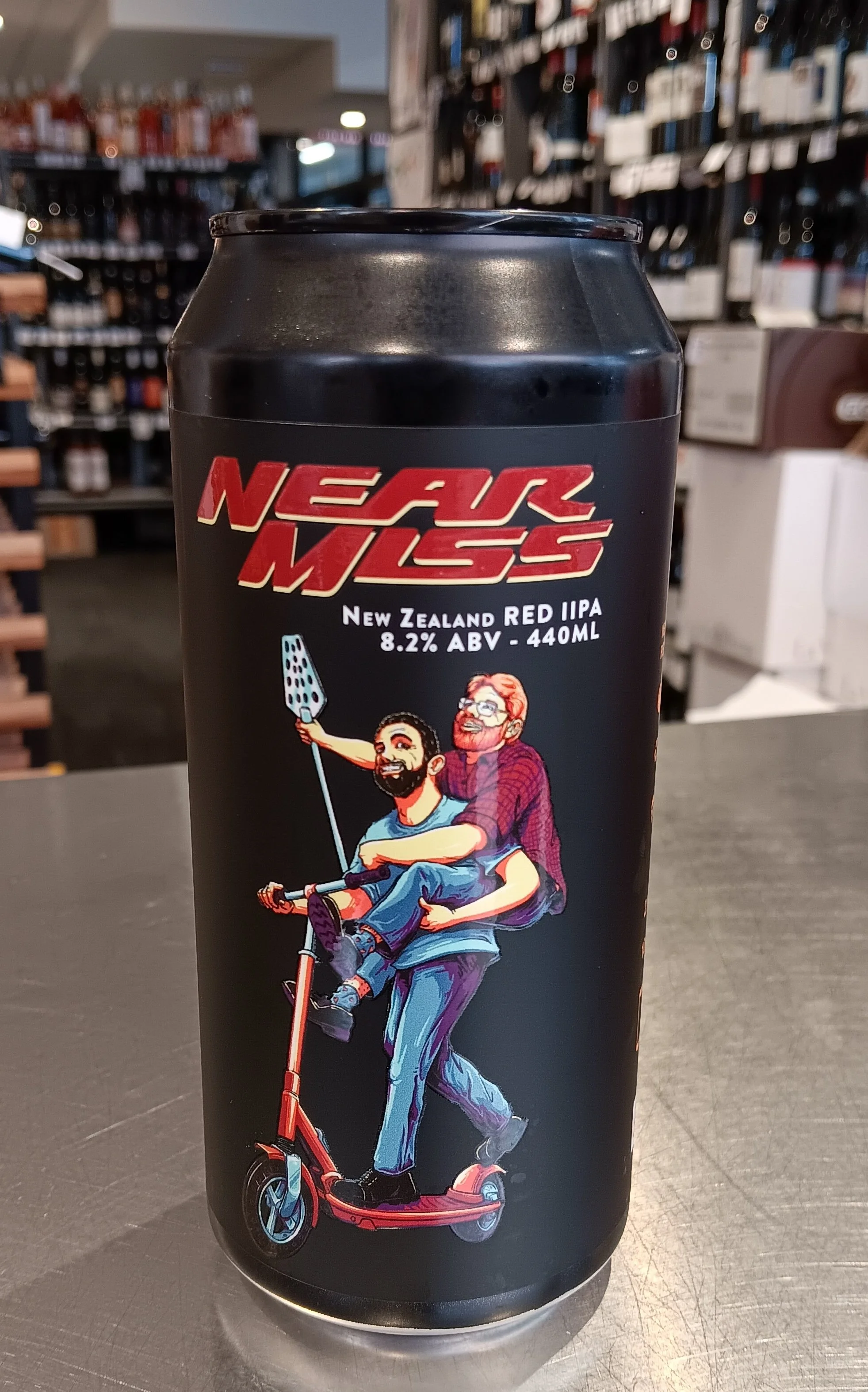 Double Vision Near Miss NZ Red IIPA 440ml