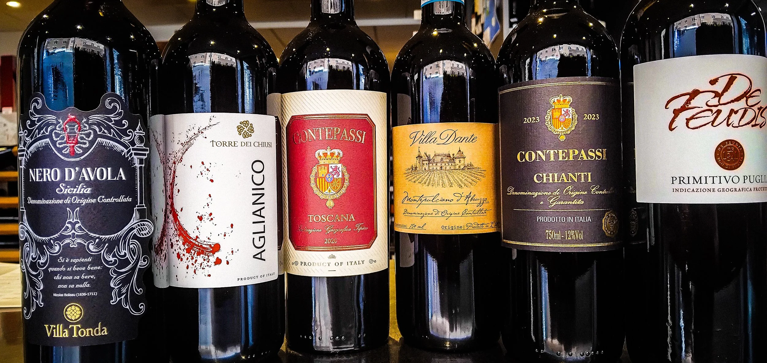 New Bargain Italian Reds Six pack 