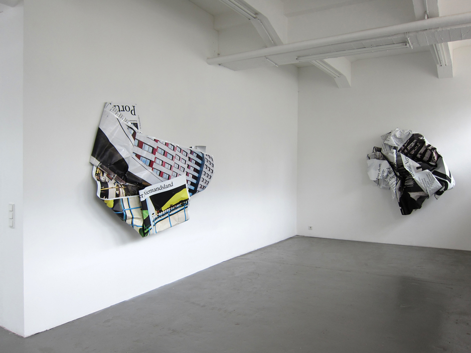  Olaf Metzel: “Niemandsland”, 2012, Exhibition views Galerie Parisa Kind, Frankfurt am Main 