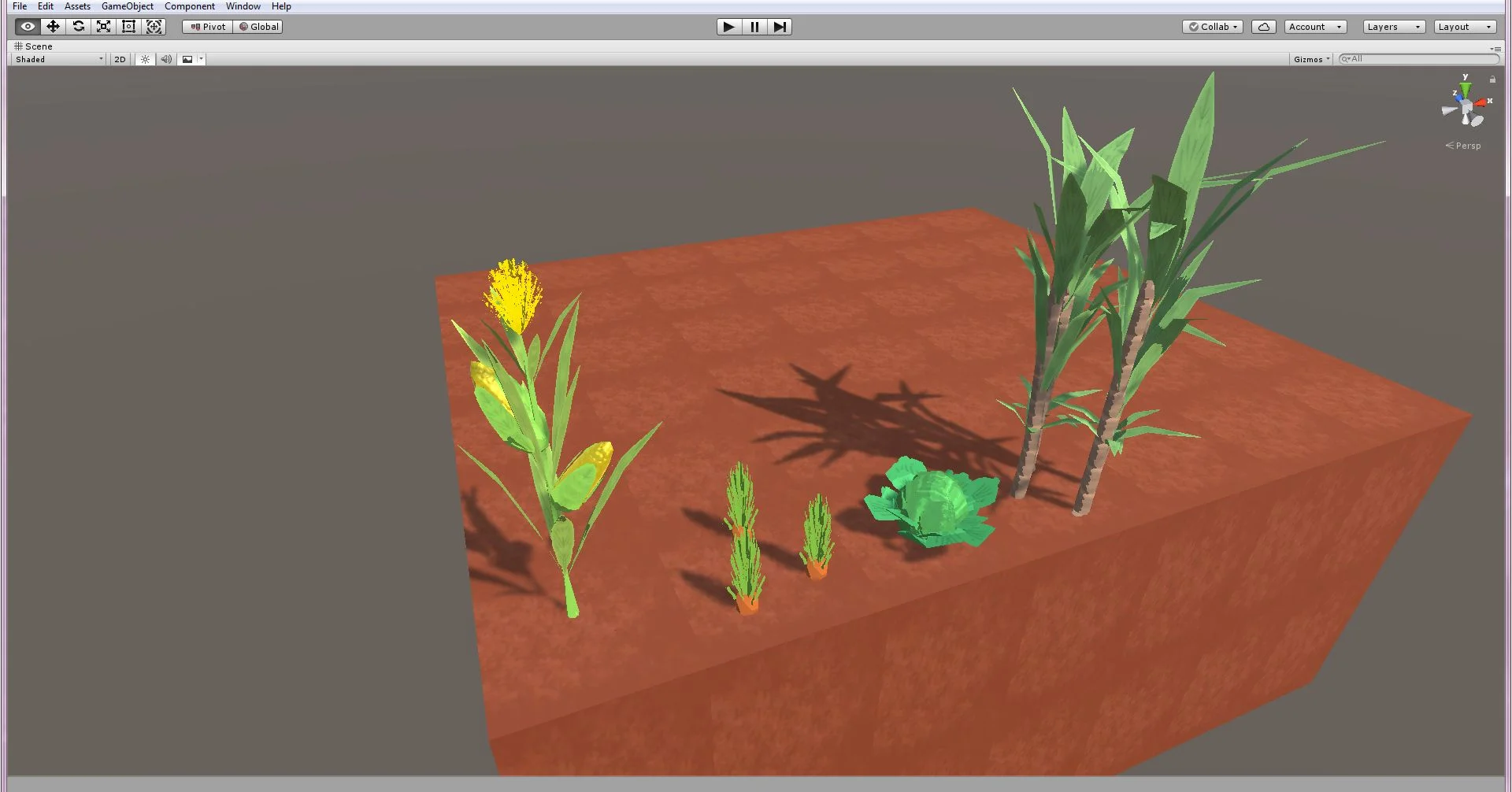 Fully grown crops