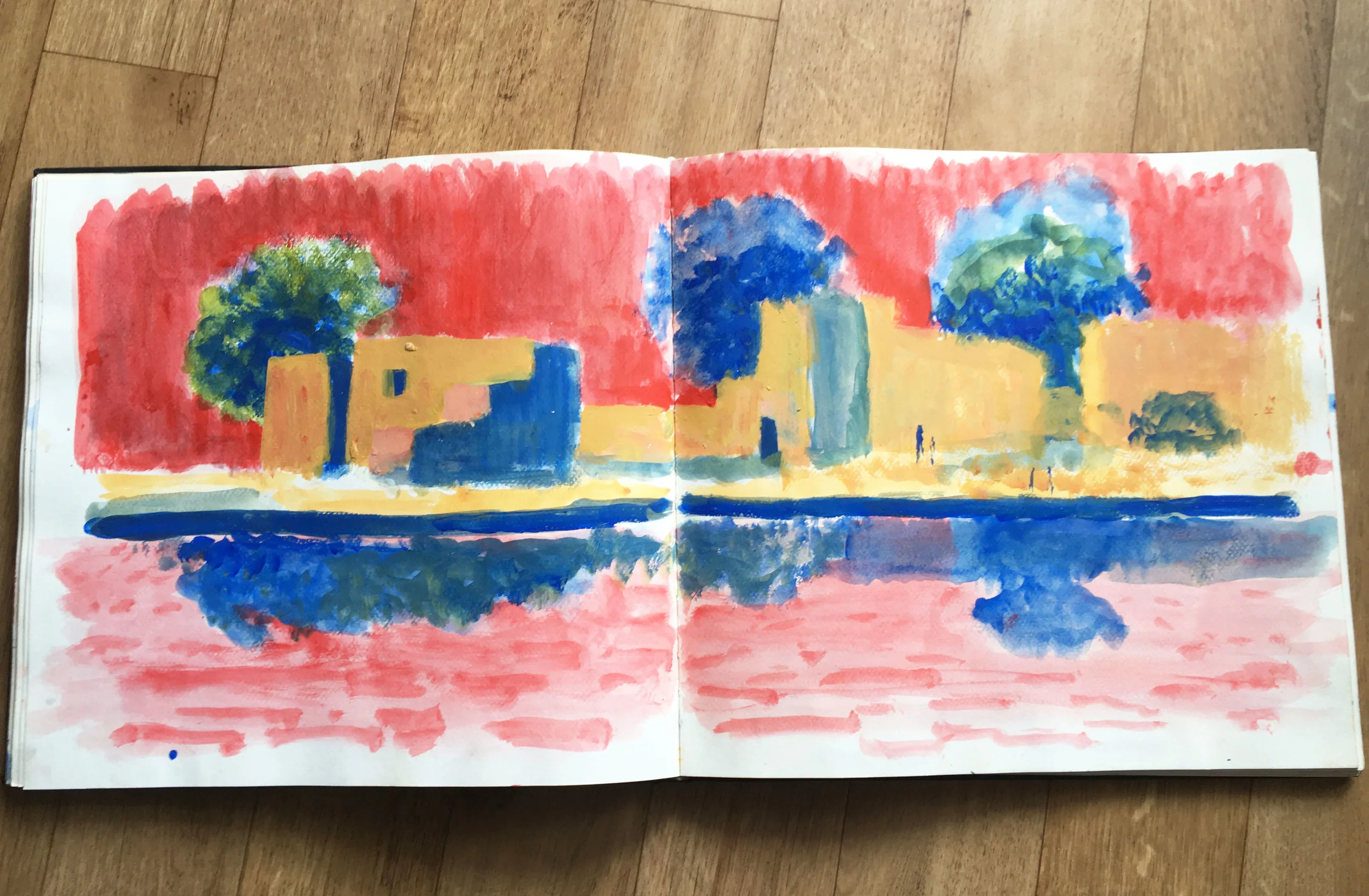   Village Peul sur le fleuve Niger  