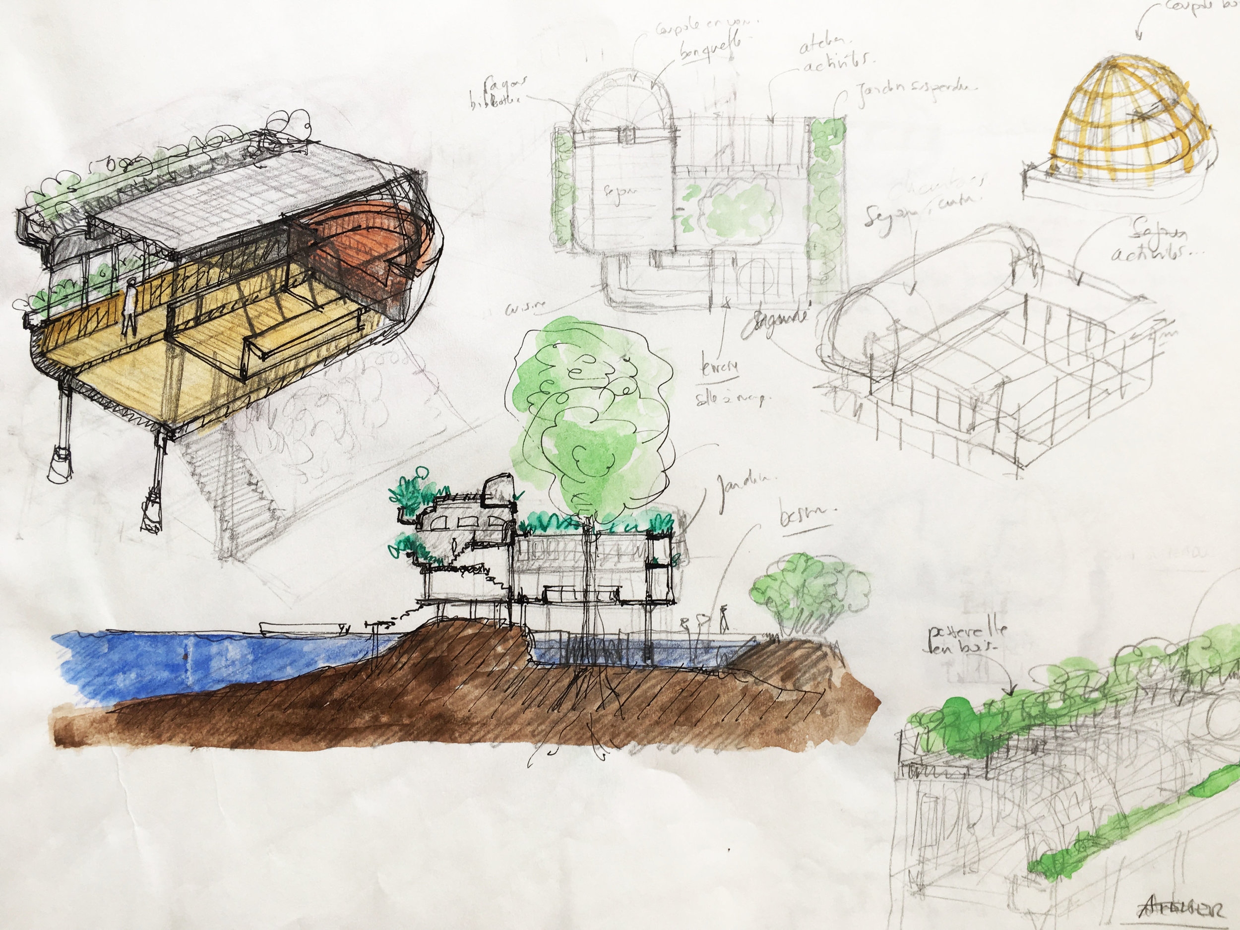   Maison autonome sur pilotis  