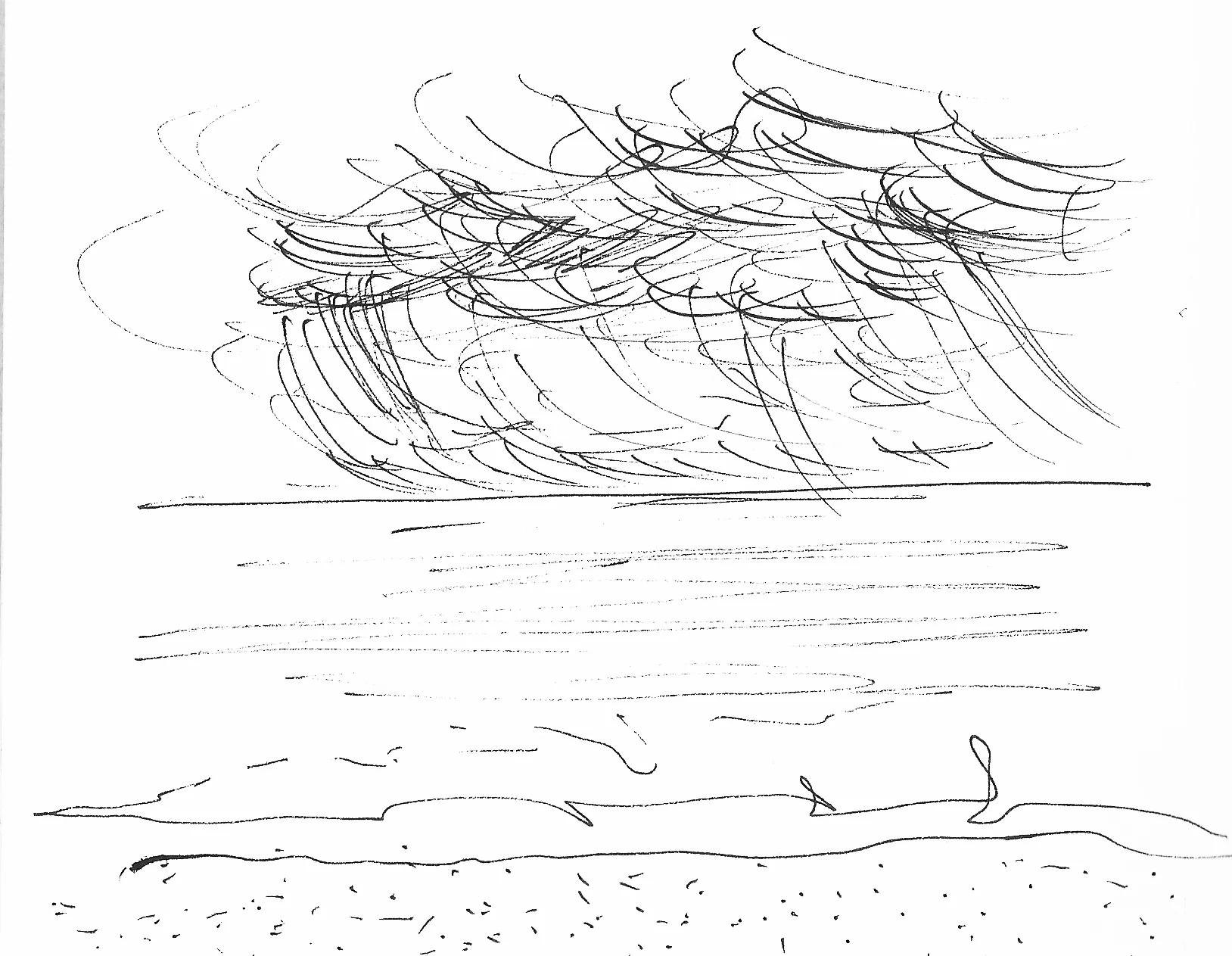  Orage de bord de mer - Crète 