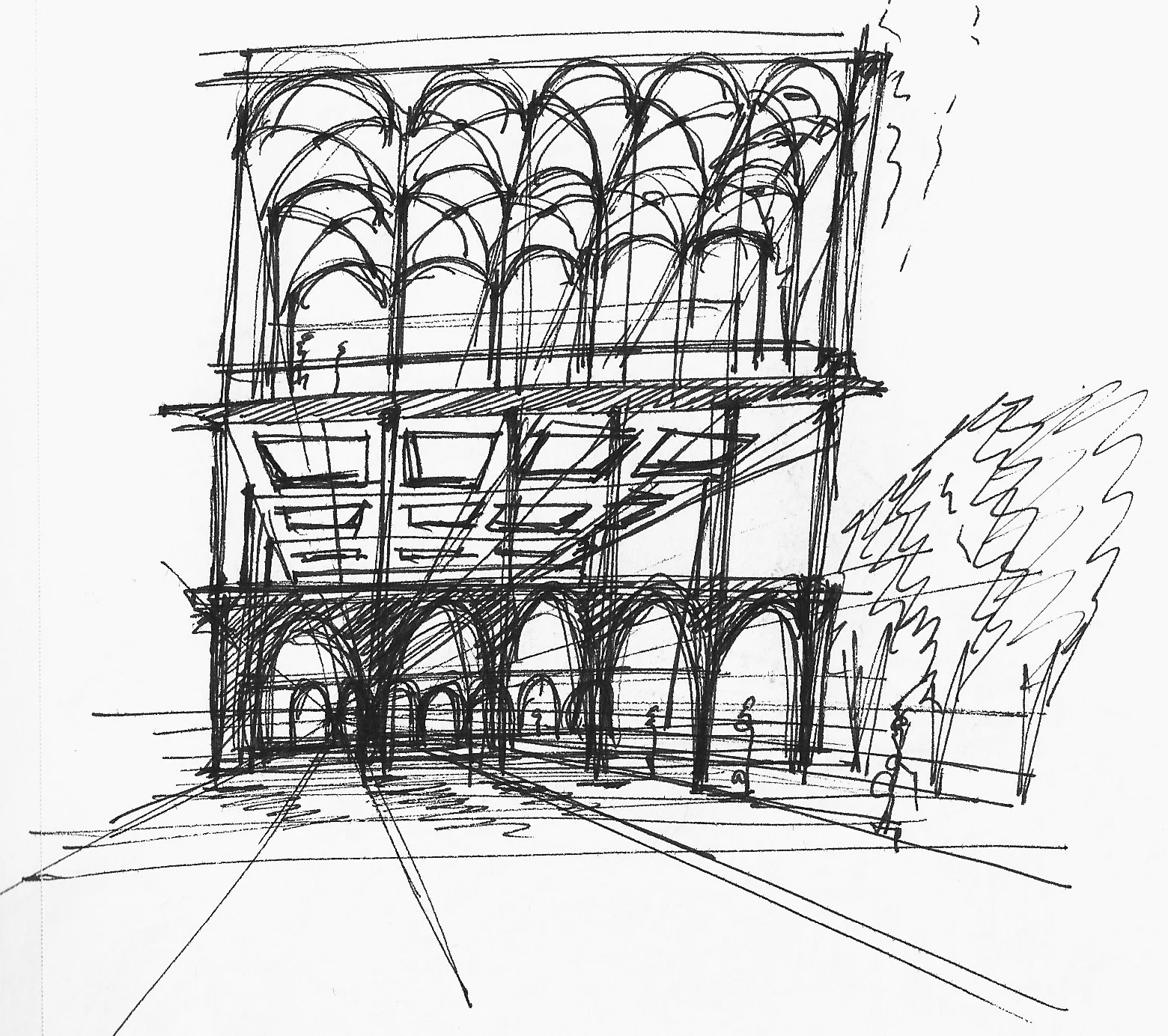   Bâtiment forêt  