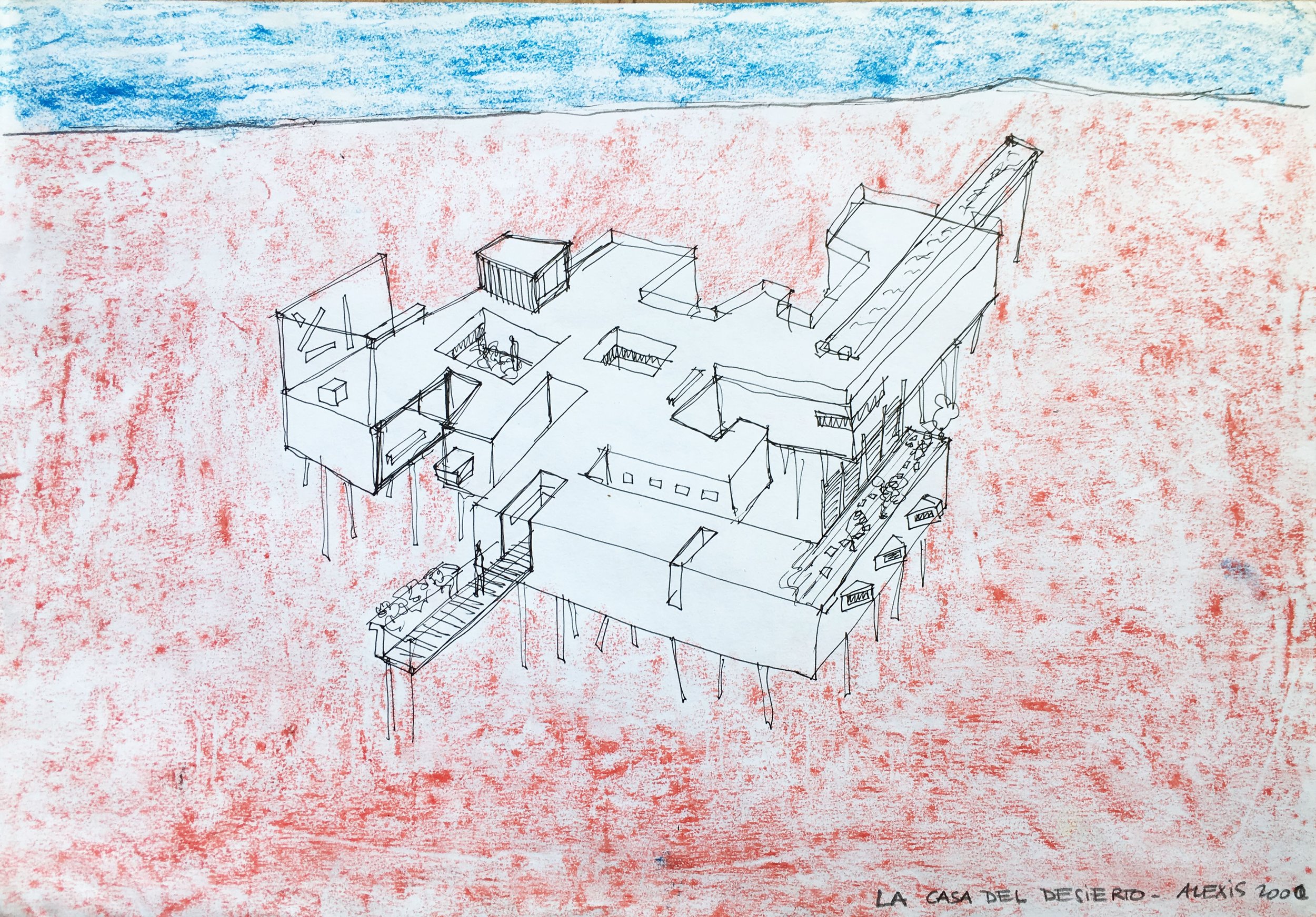   Maison dans le désert  