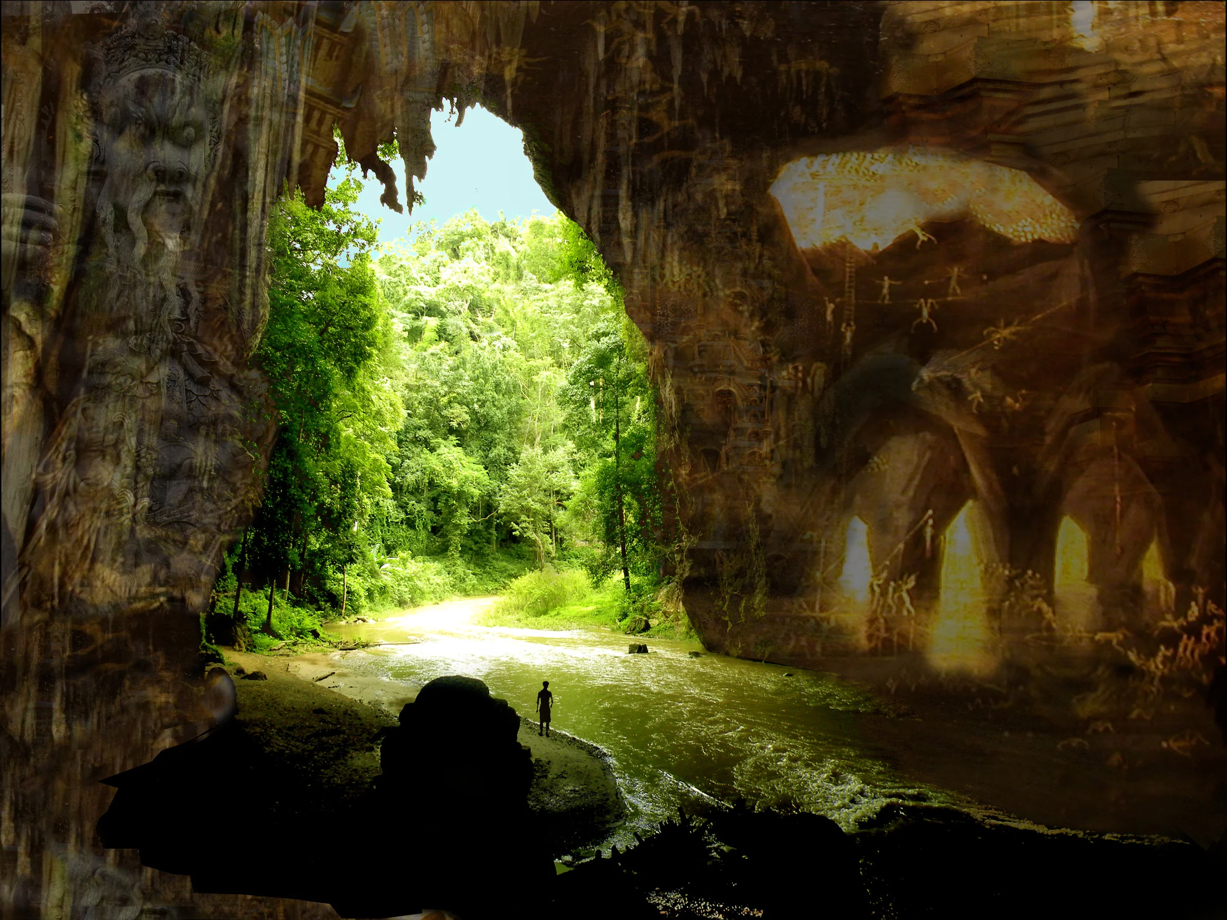  La grotte  