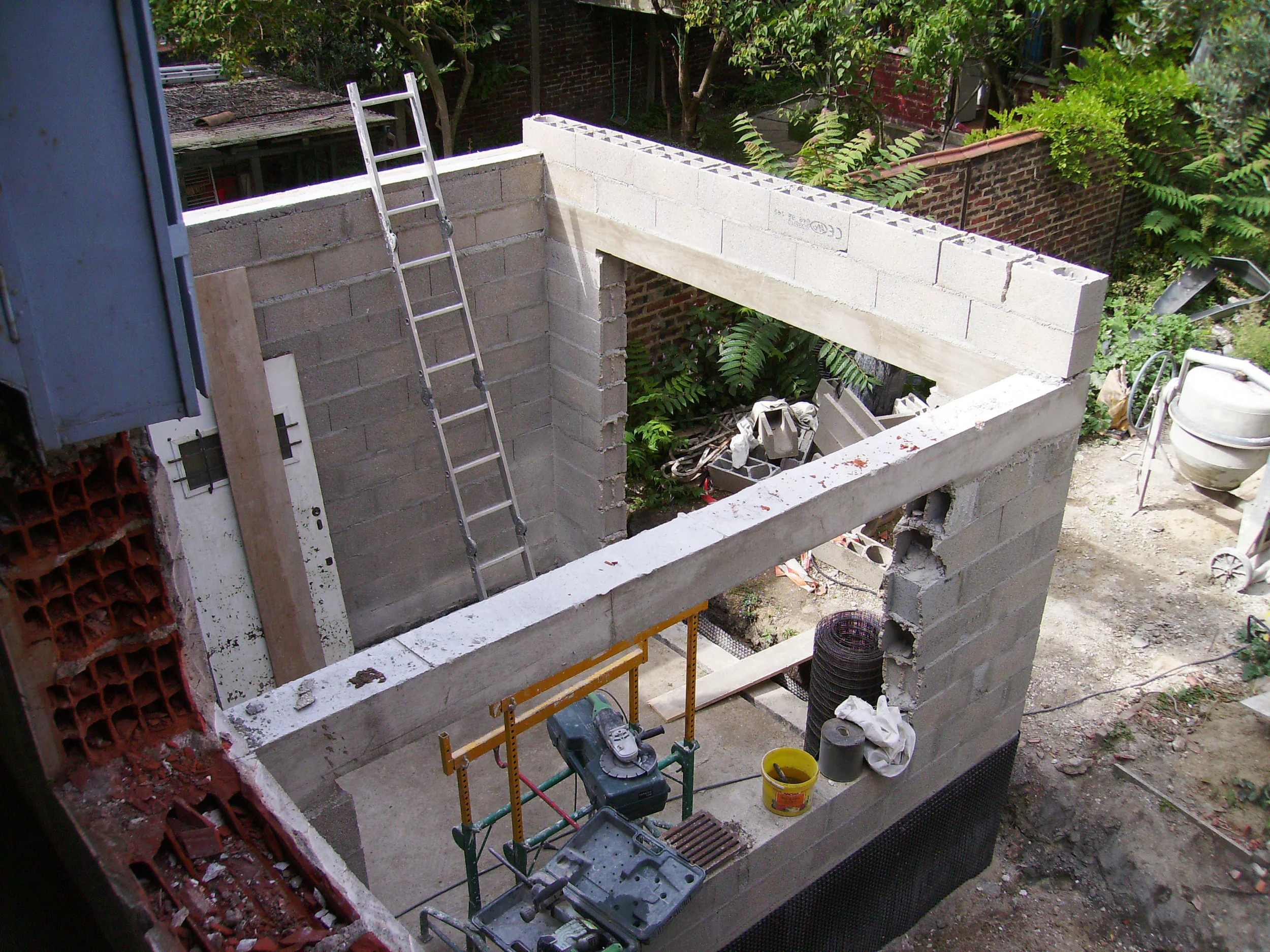  Chantier de l’extension  