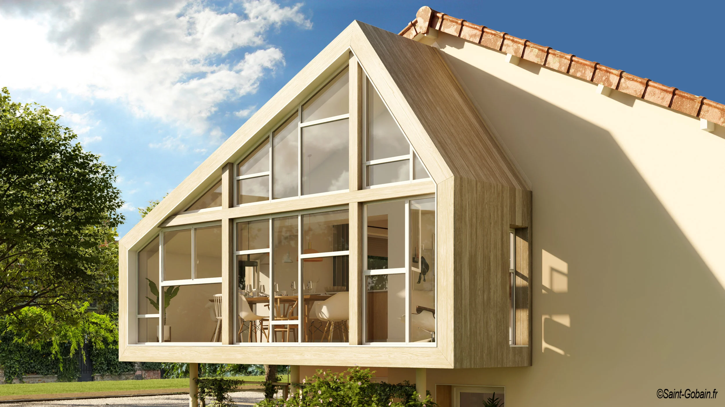   Vue sur extension  