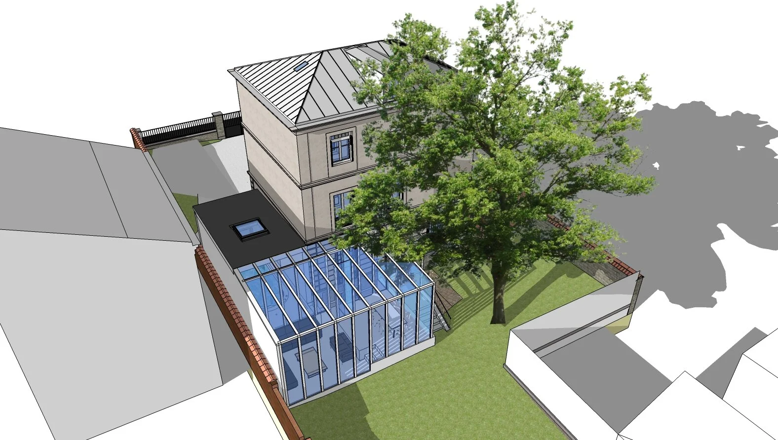 Projet d'extension d'une maison