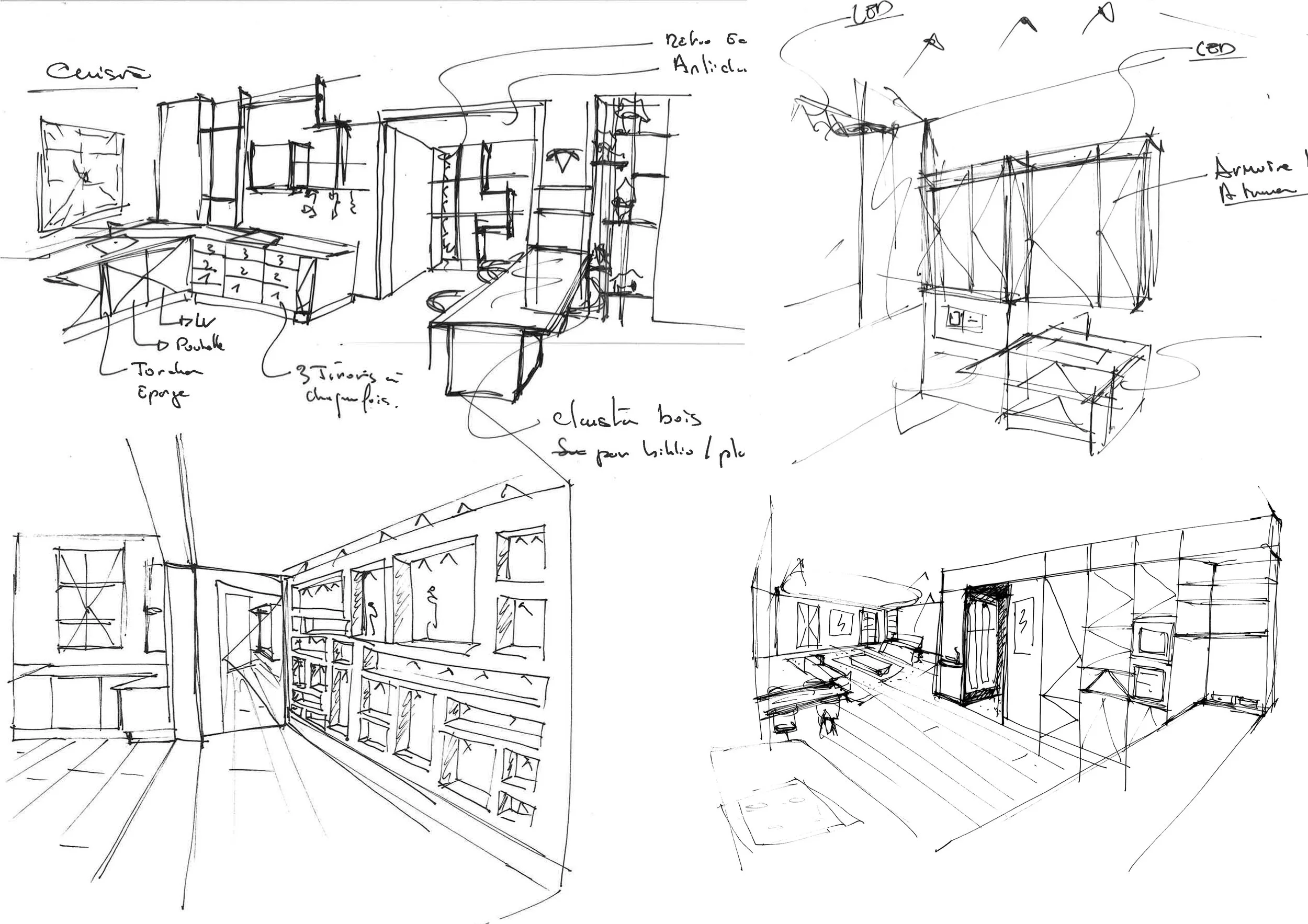   Croquis d’intentions  