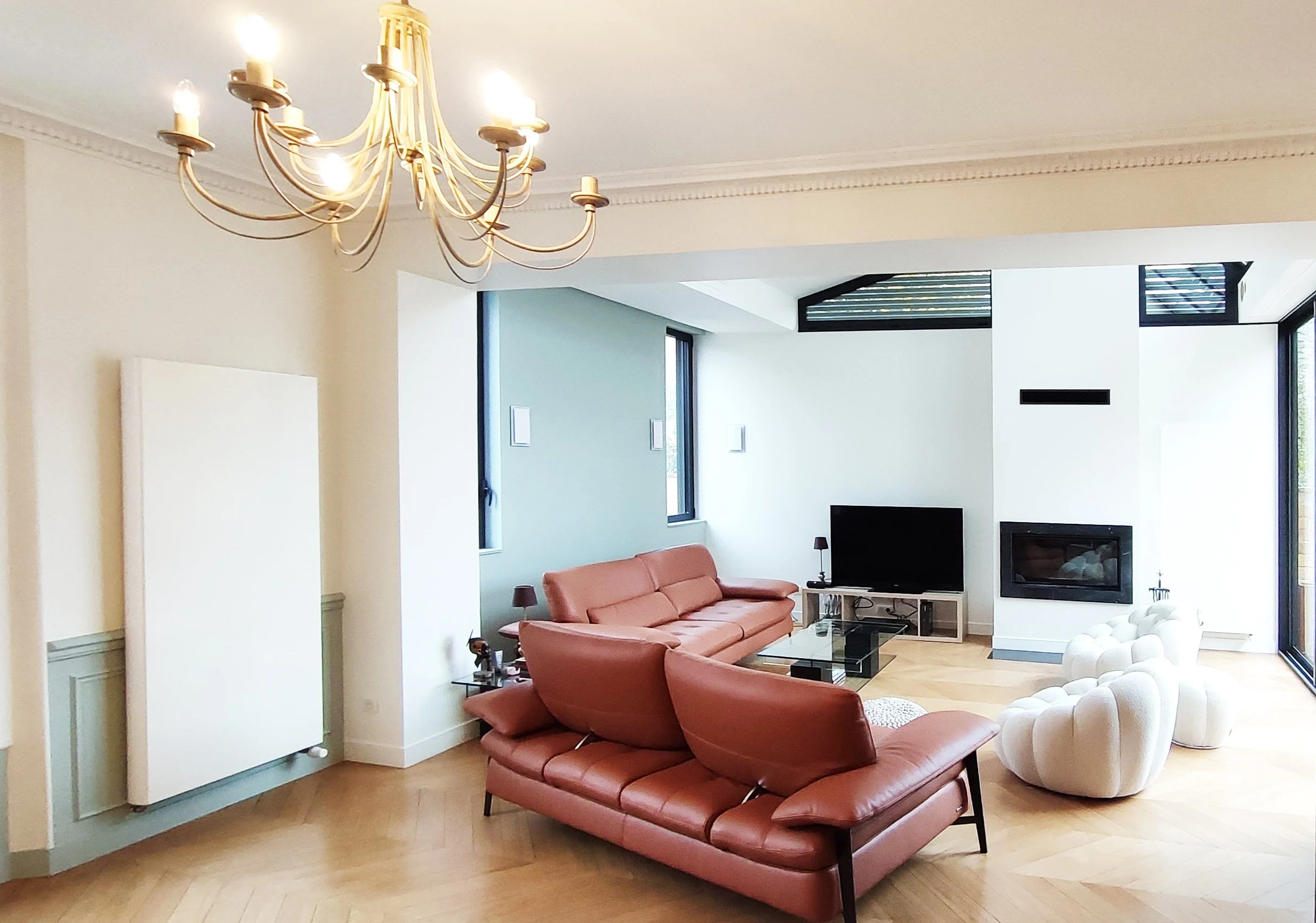   Vue du salon après travaux  