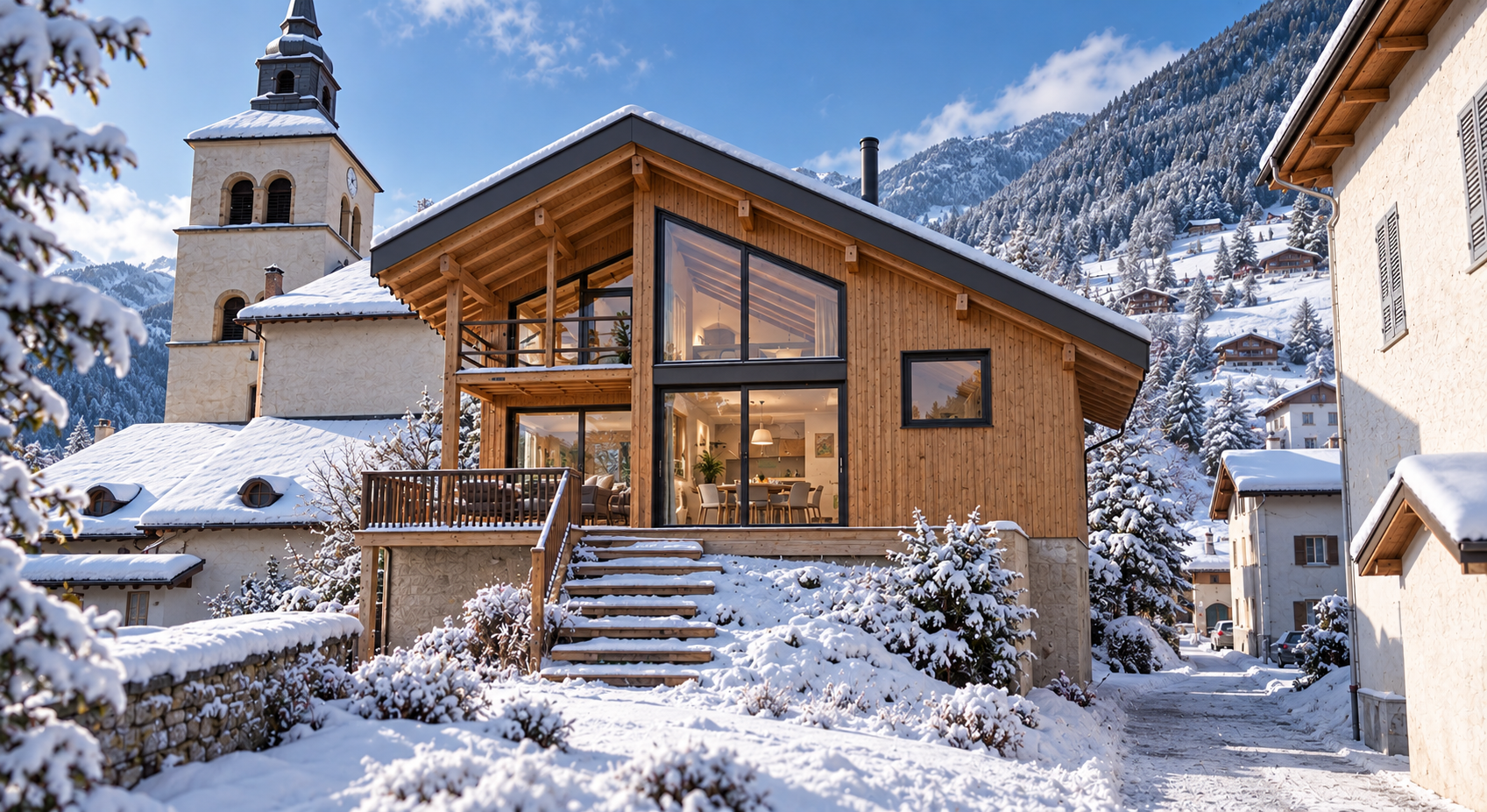 Projet de transformation d'une grange en chalet 