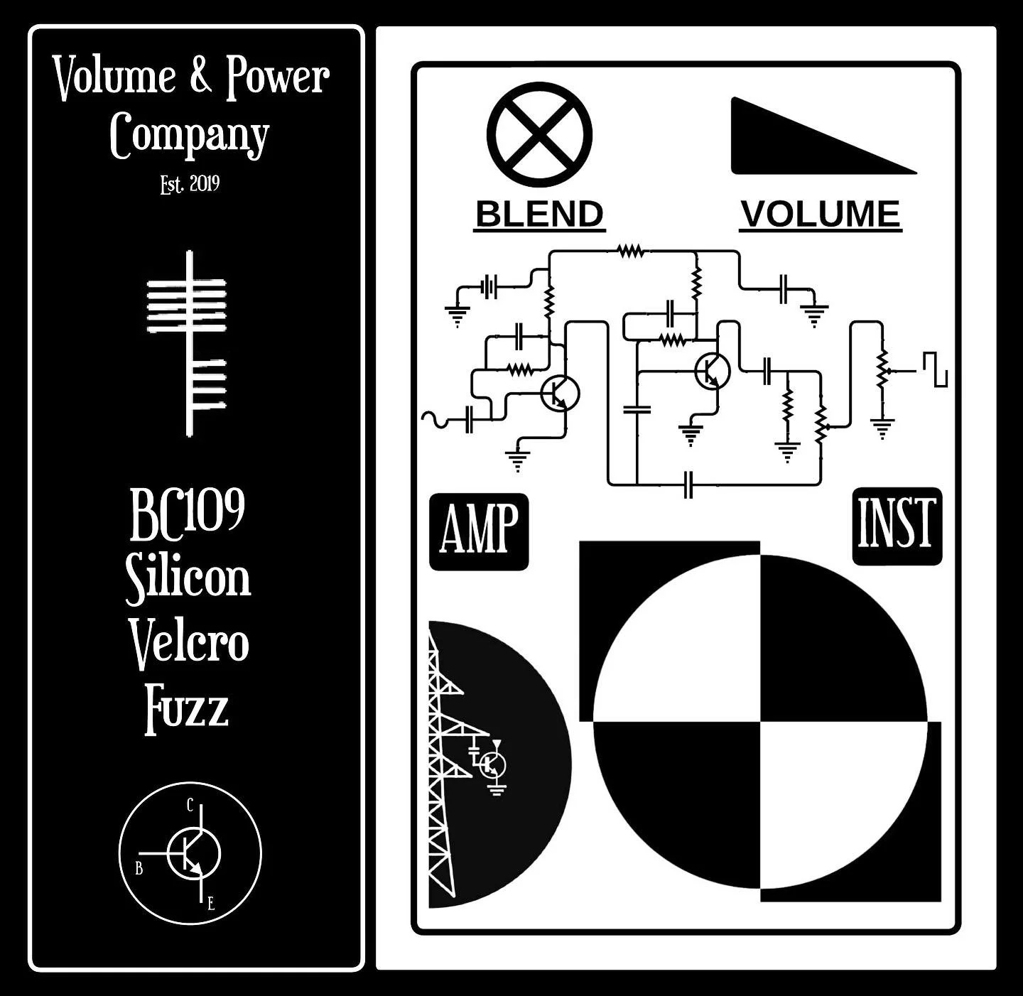Silicon Velcro Fuzz (Adapted Orpheum Circuit) - #guitar #electricguitar #guitarpedal #guitareffect #boutiquepedals #volumeandpower #fuzzpedal #vintagefuzz
