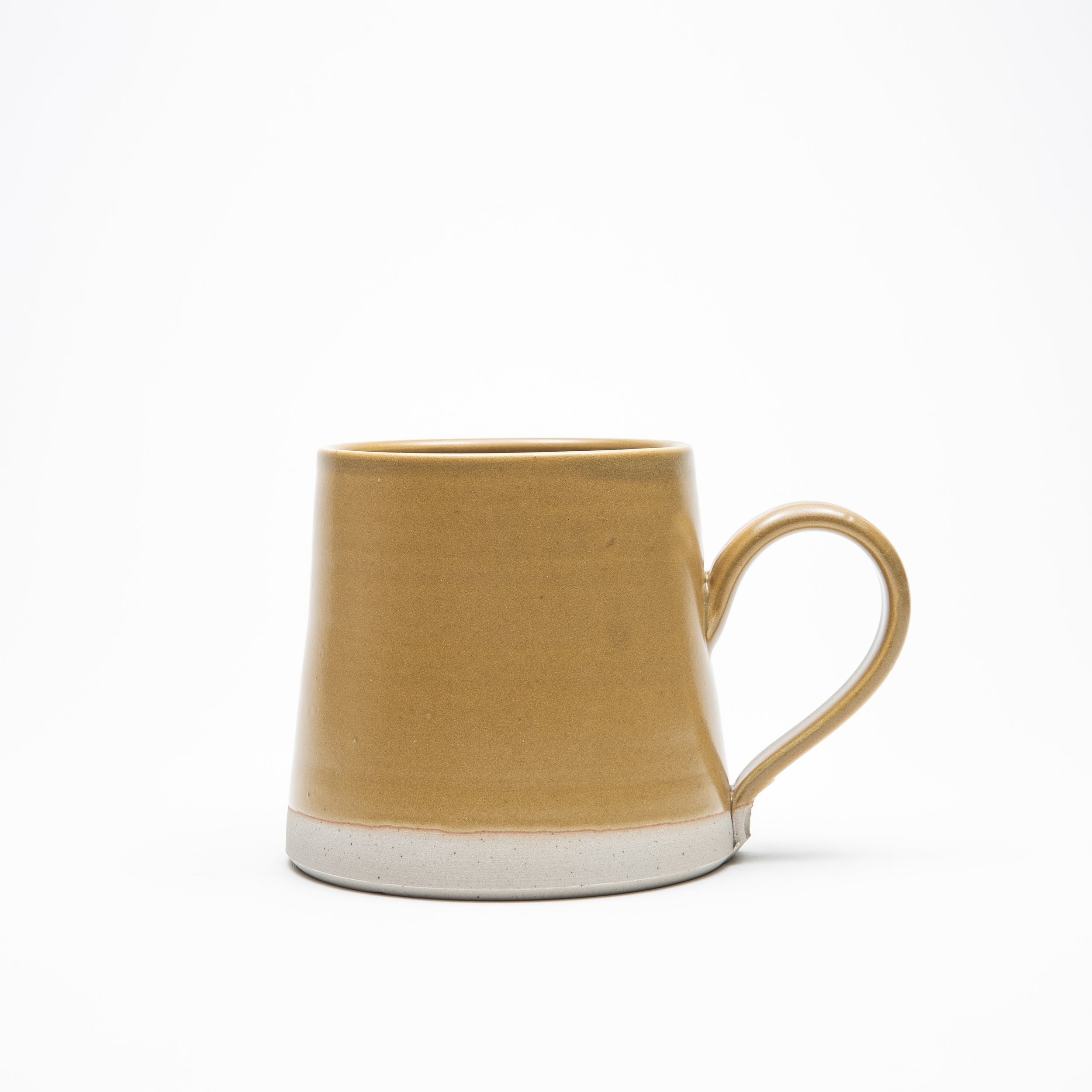 Ceramic Large Mug (Mustard) by W/R/F Ceramics